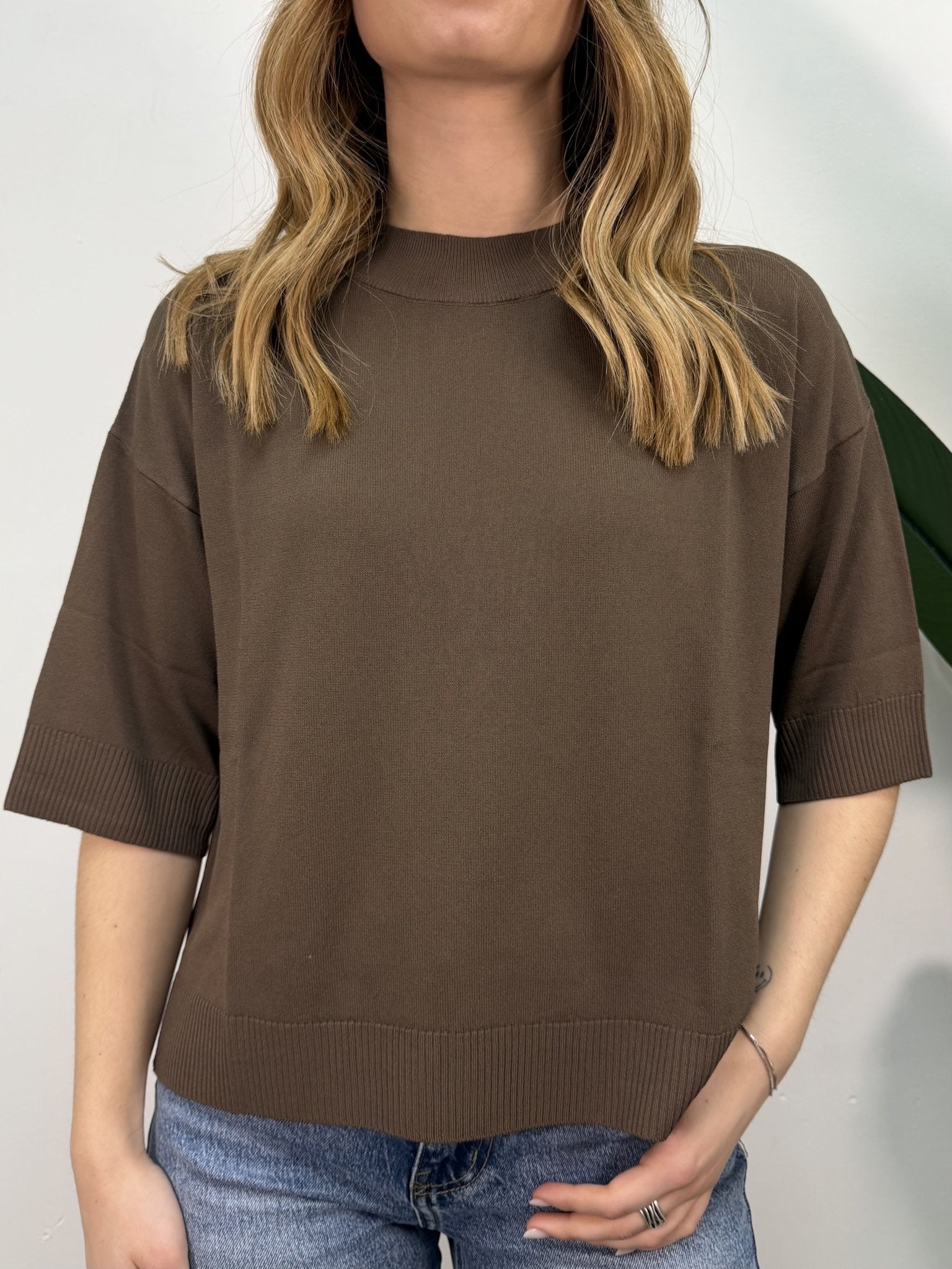 Maglioncino girocollo misto viscosa Susy Mix - GiuGiò | Shop online