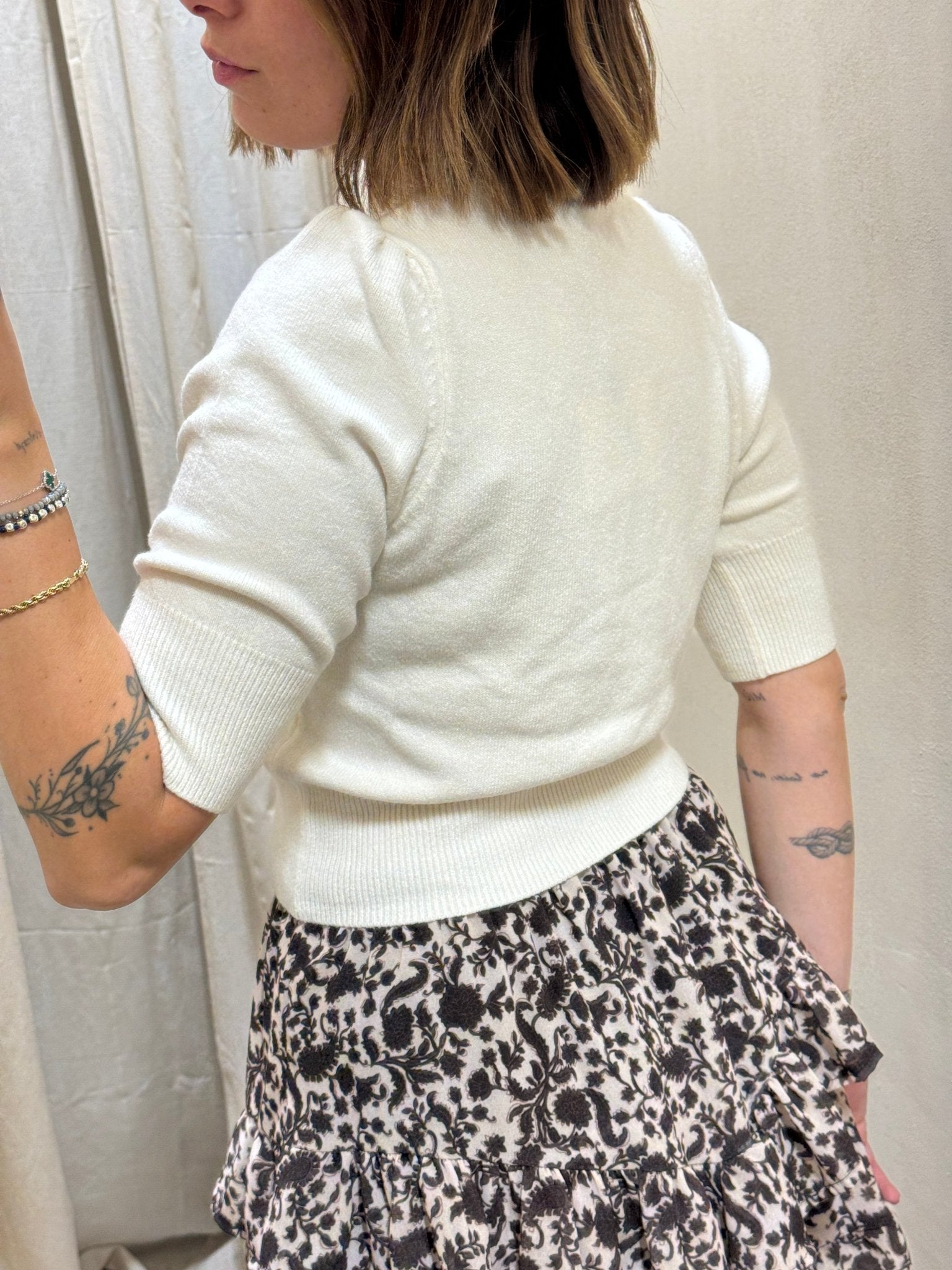 Maglioncino in filo bottoni gioiello MyD - GiuGiò | Shop online