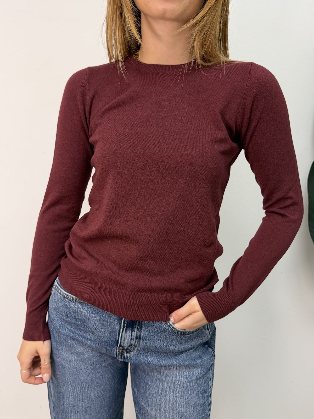 Maglione basic in misto viscosa Vicolo - GiuGiò | Shop online