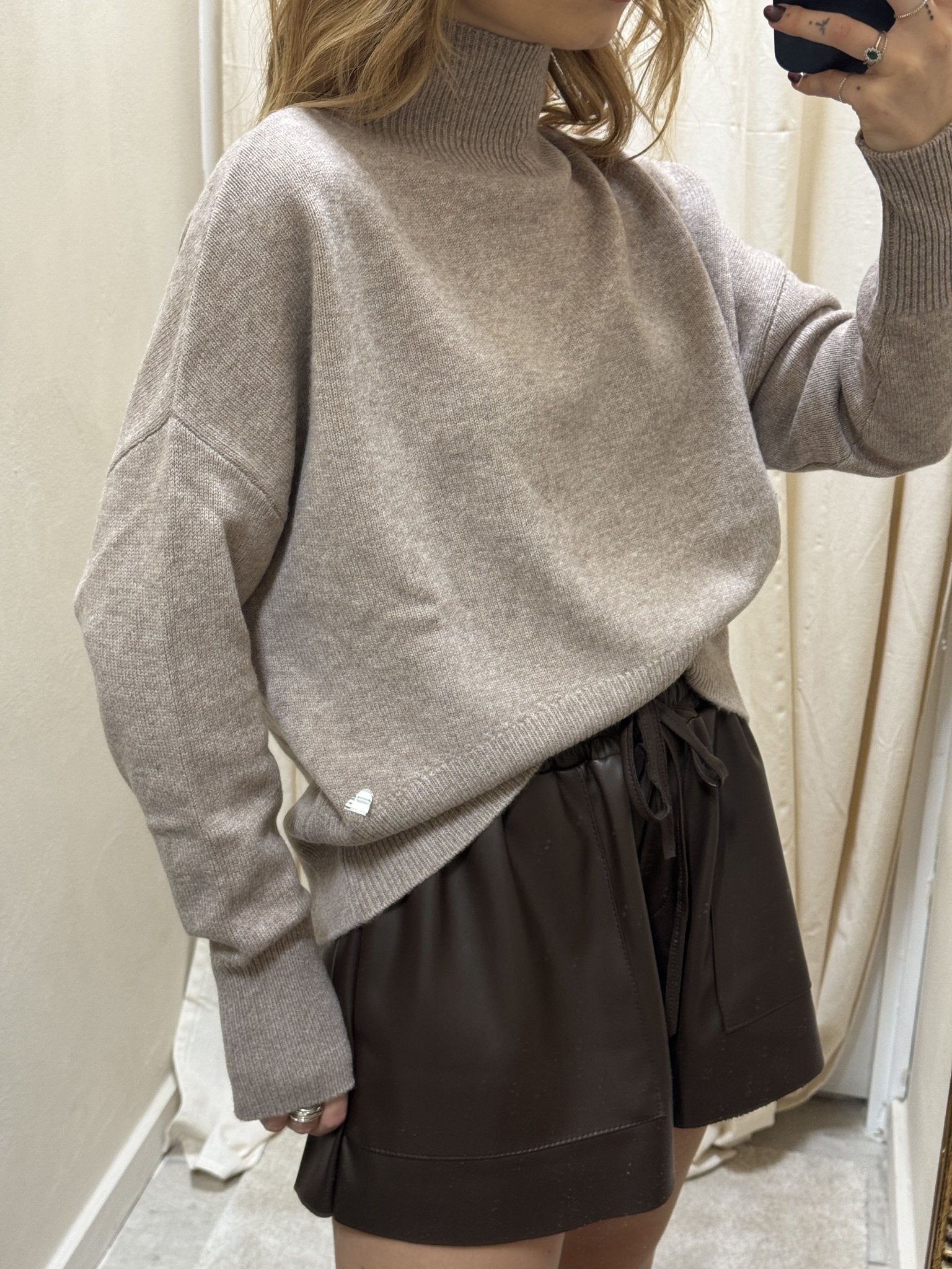 Maglione collo alto 100% lana Dixie - GiuGiò | Shop online