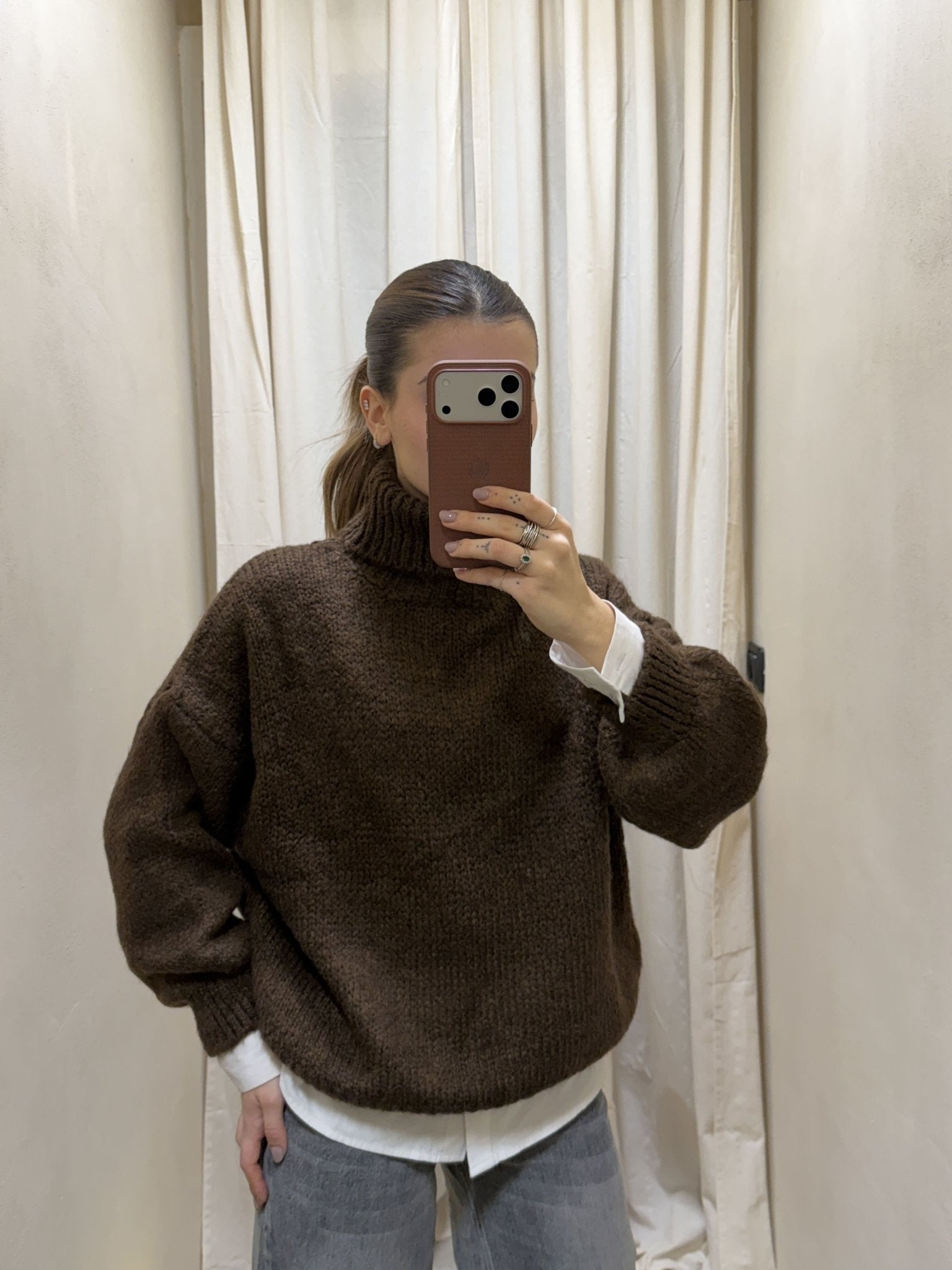 Maglione collo alto basic Susy Mix - GiuGiò | Shop online