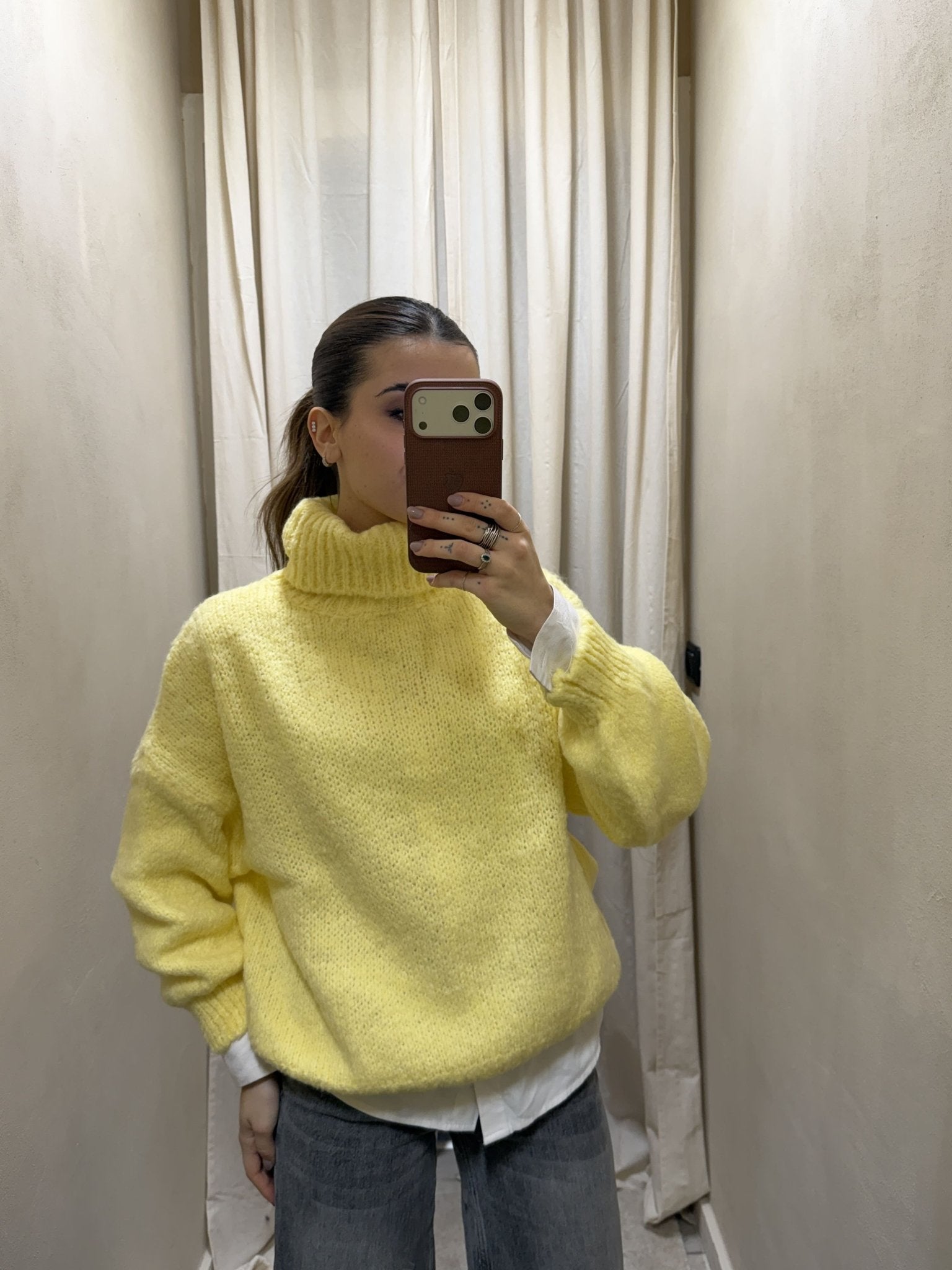 Maglione collo alto basic Susy Mix - GiuGiò | Shop online