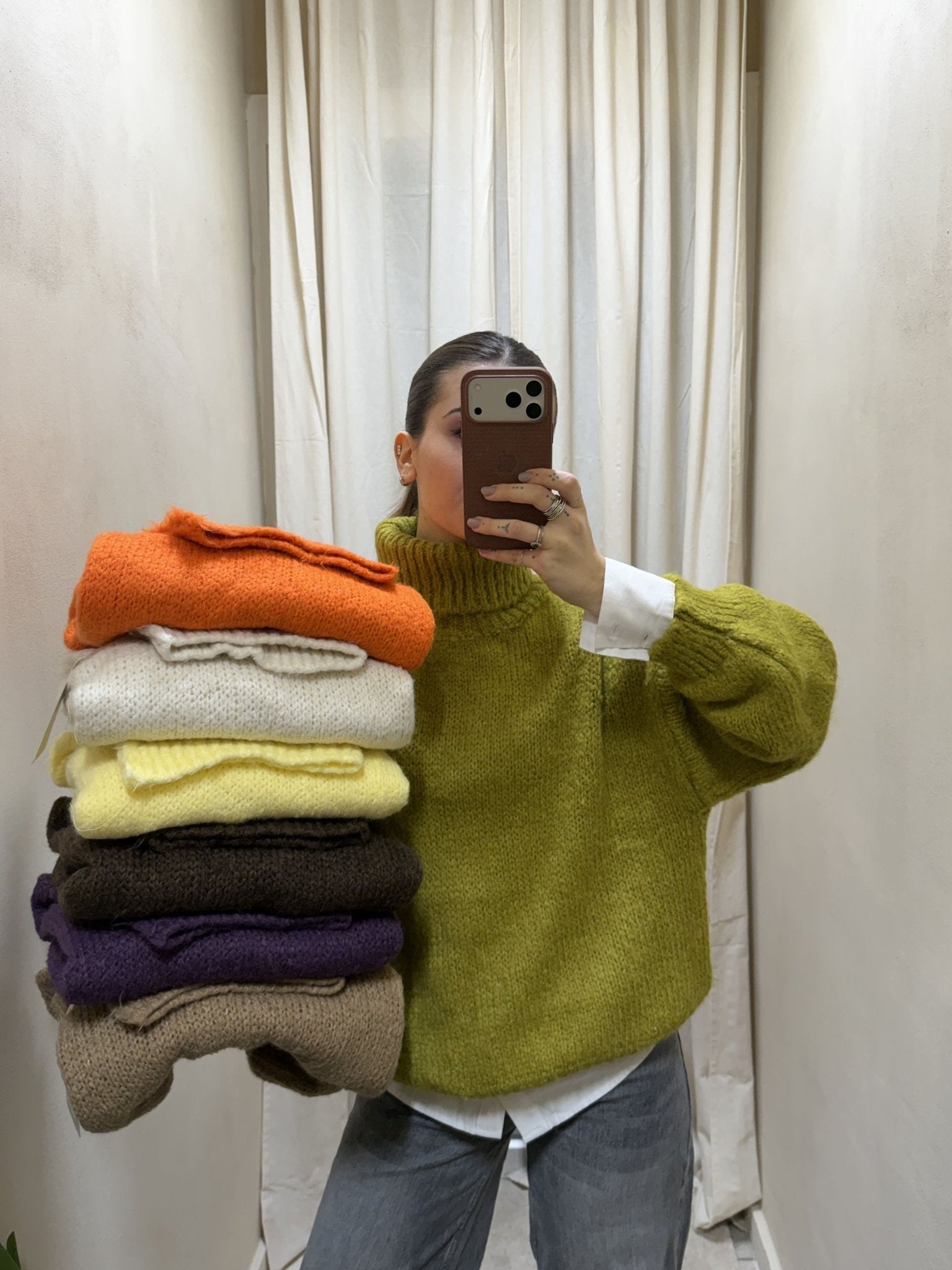 Maglione collo alto basic Susy Mix - GiuGiò | Shop online