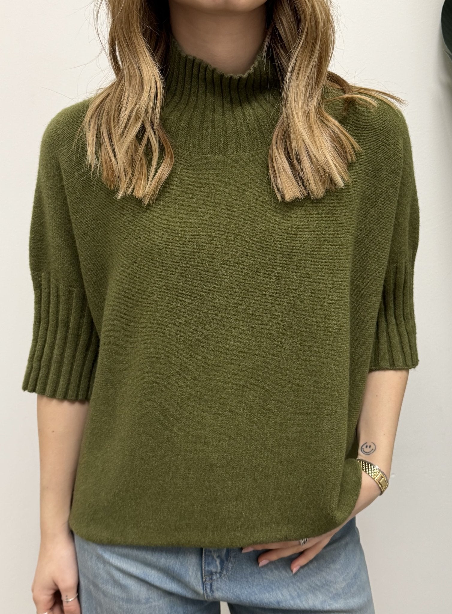 Maglione collo cratere manica 3/4 Imperial - GiuGiò | Shop online