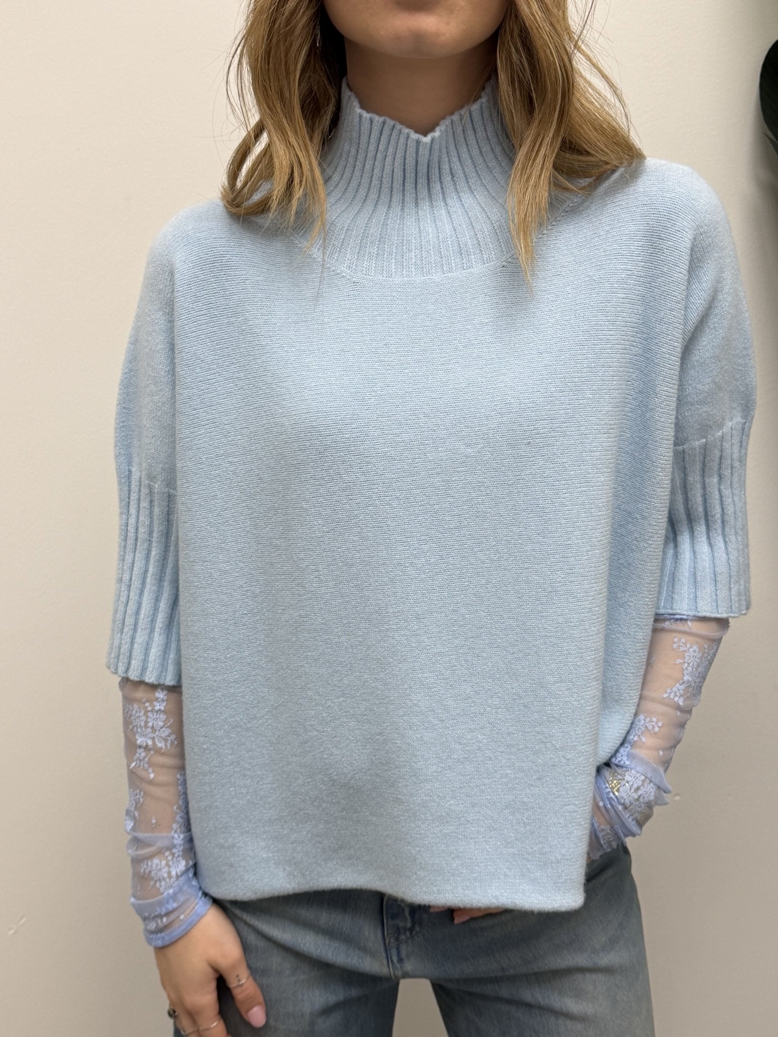 Maglione collo cratere manica 3/4 Imperial - GiuGiò | Shop online