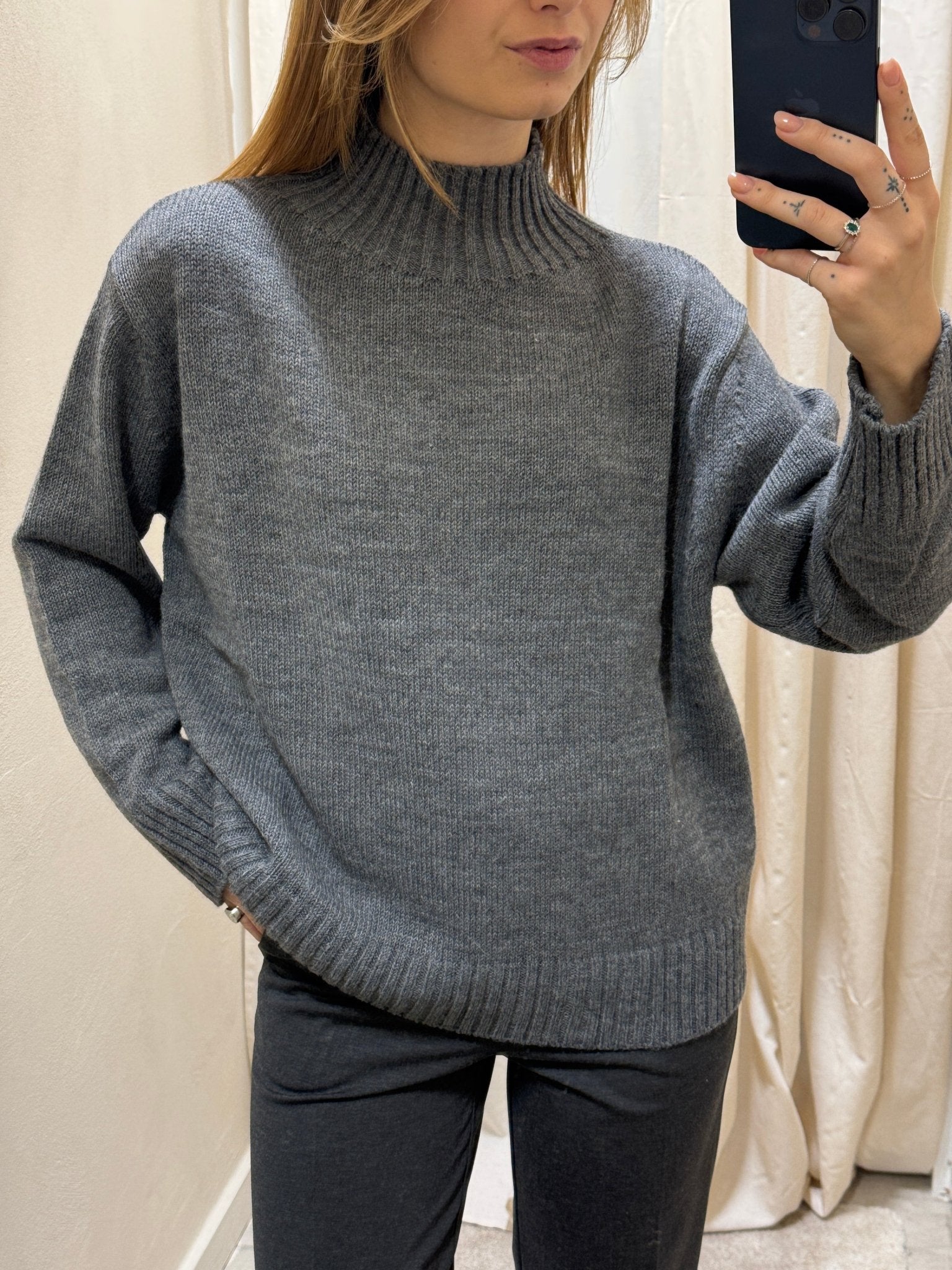 Maglione collo cratere Tensione In - GiuGiò | Shop online