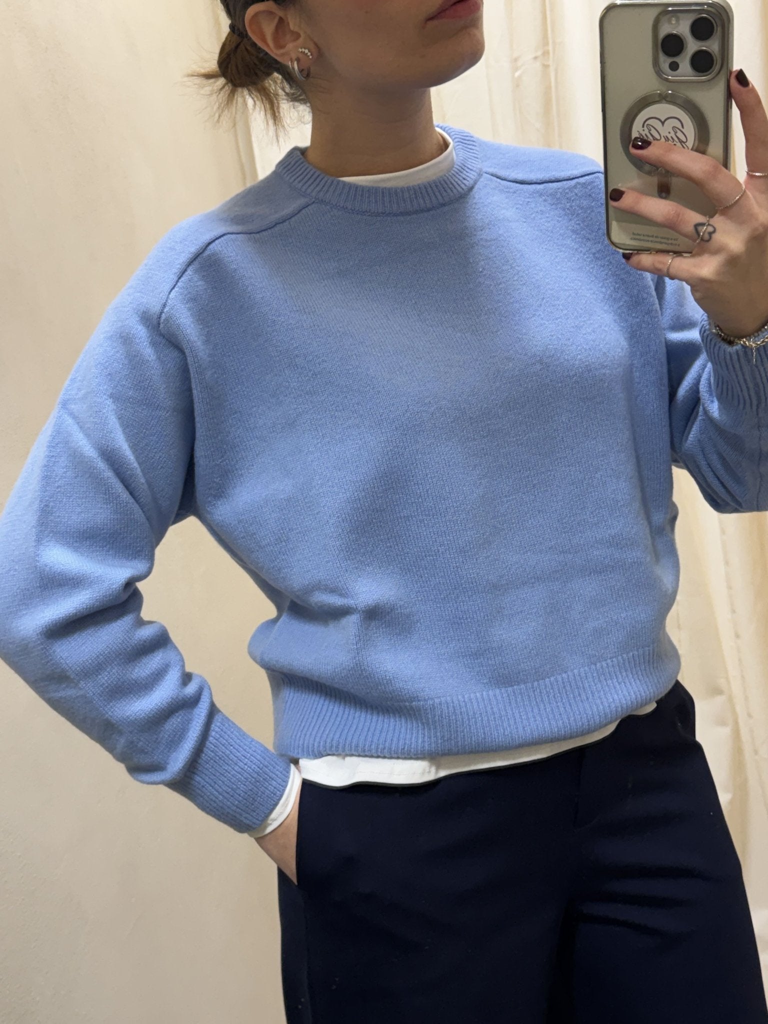 Maglione girocollo 100% lana MyD - GiuGiò | Shop online