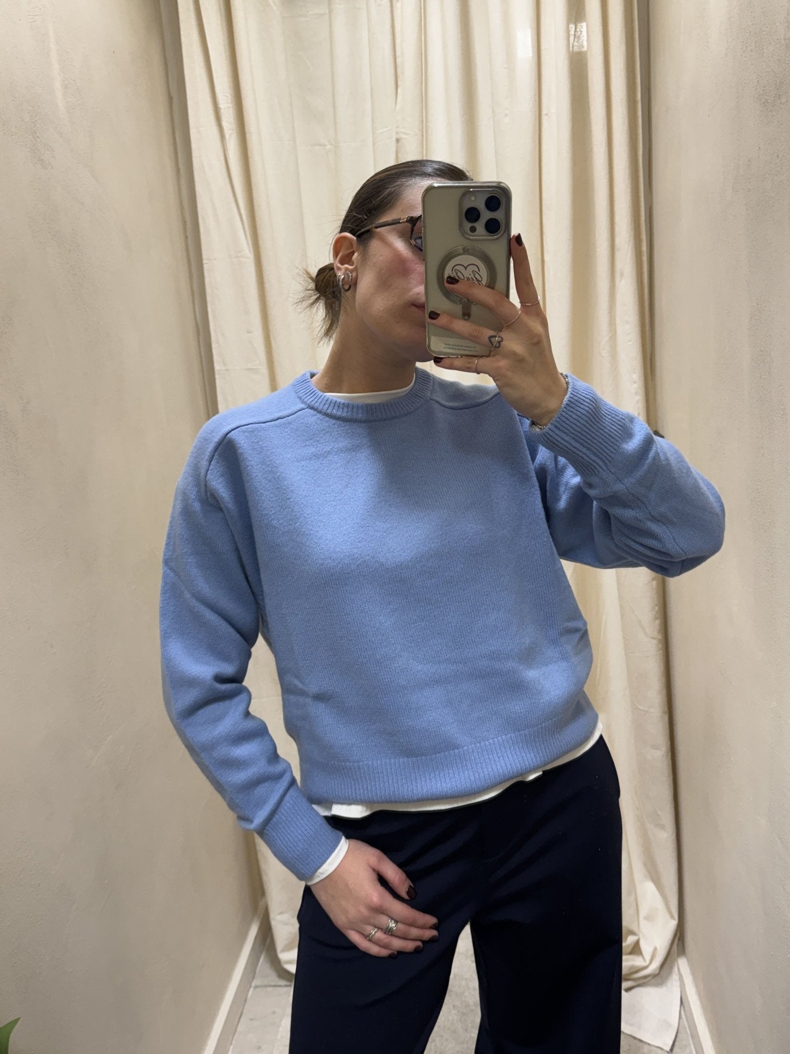 Maglione girocollo 100% lana MyD - GiuGiò | Shop online