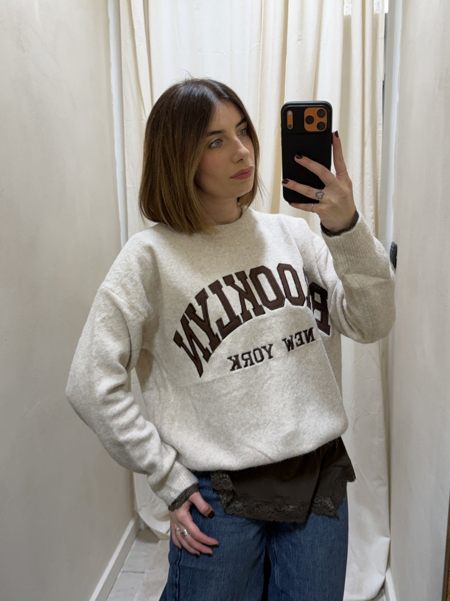 Maglione girocollo Brooklyn HaveOne - GiuGiò | Shop online