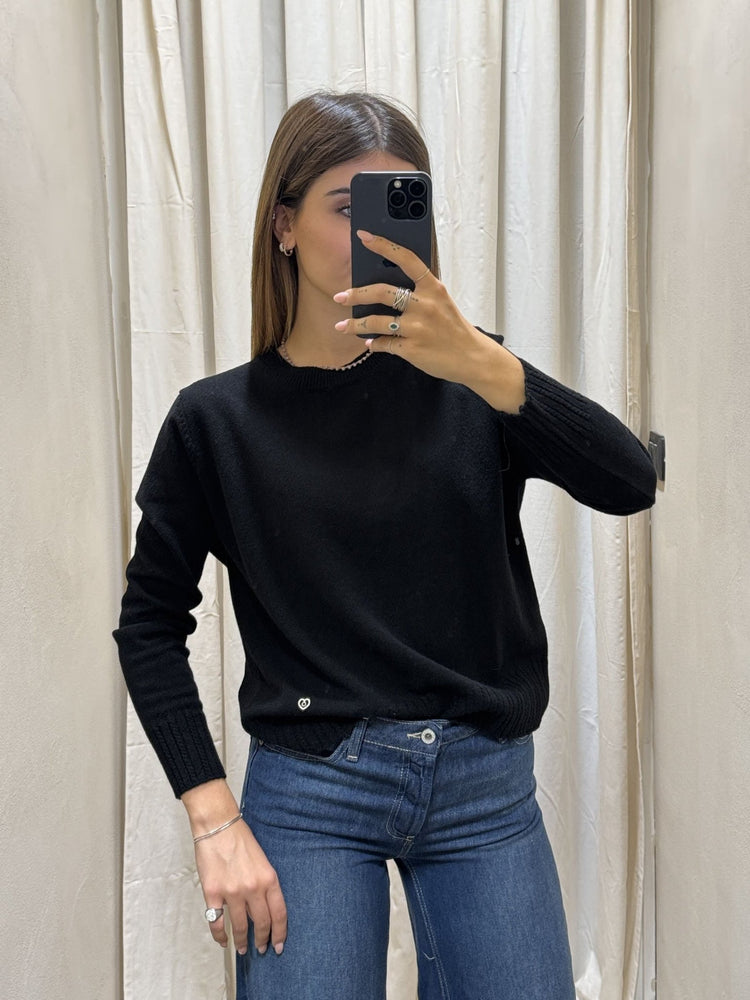 Maglione girocollo in lana Please - GiuGiò | Shop online