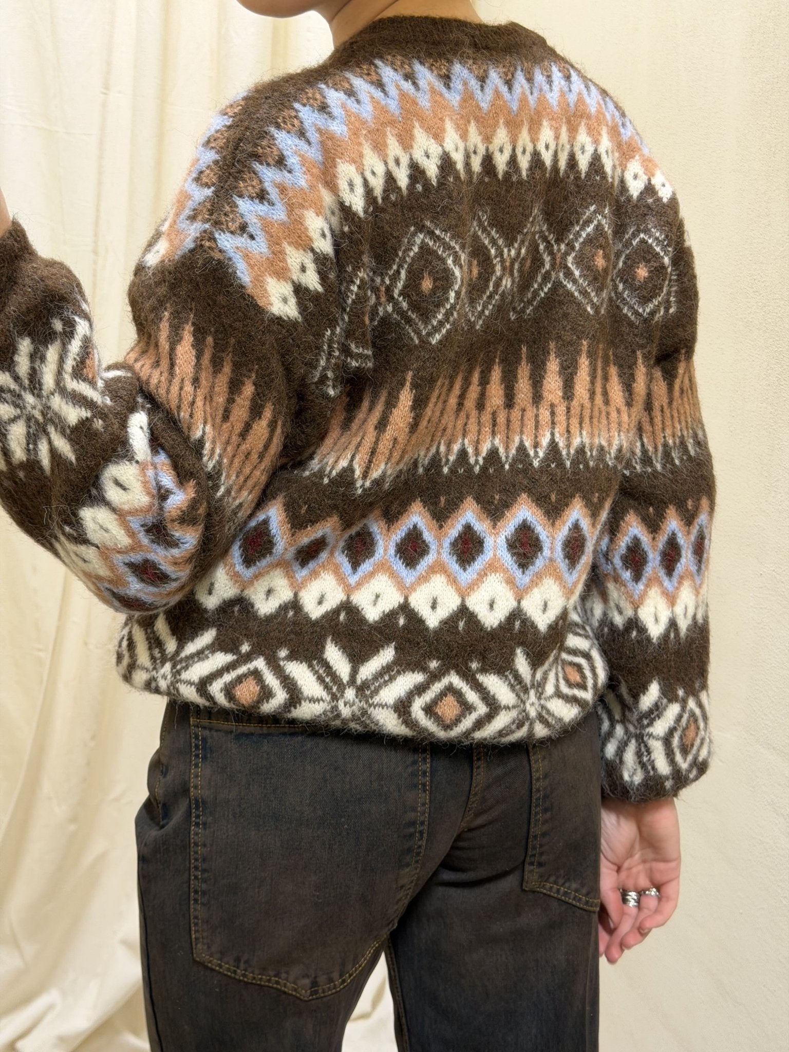 Maglione girocollo jacquard Susy Mix - GiuGiò | Shop online