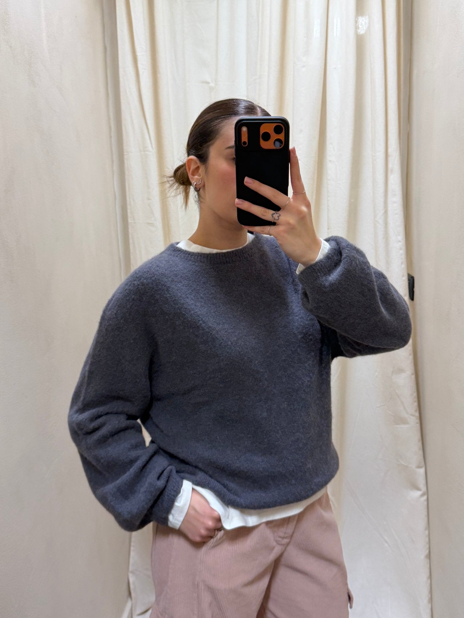 Maglione girocollo misto alpaca MyD - GiuGiò | Shop online