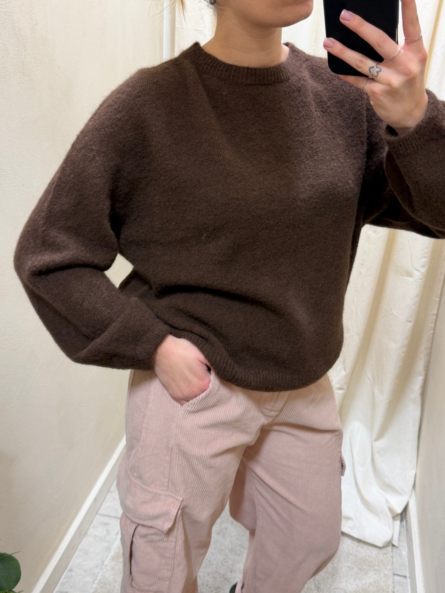 Maglione girocollo misto alpaca MyD - GiuGiò | Shop online