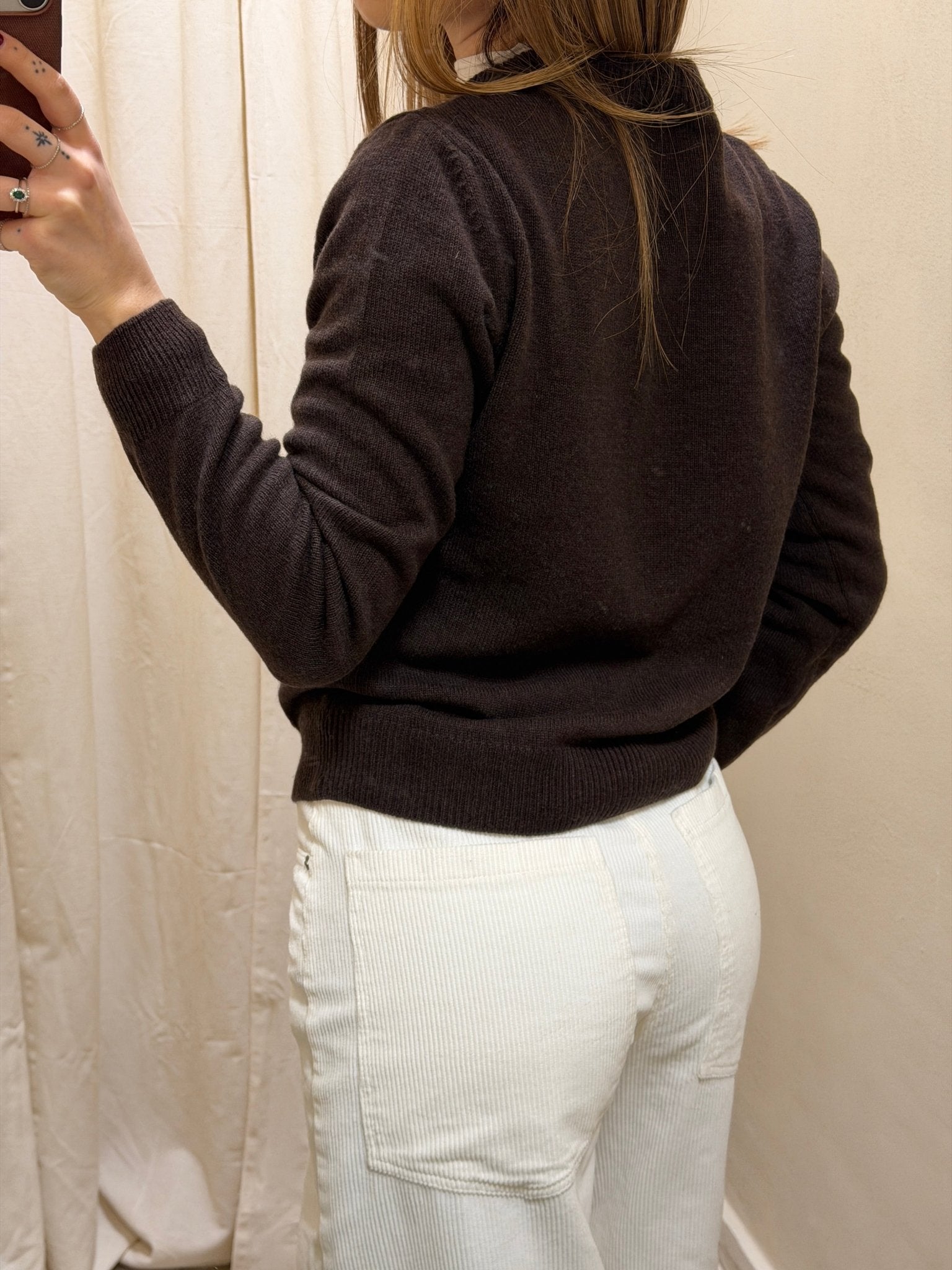 Maglione girocollo misto lana "Fatemi Santa" Tensione In - GiuGiò | Shop online