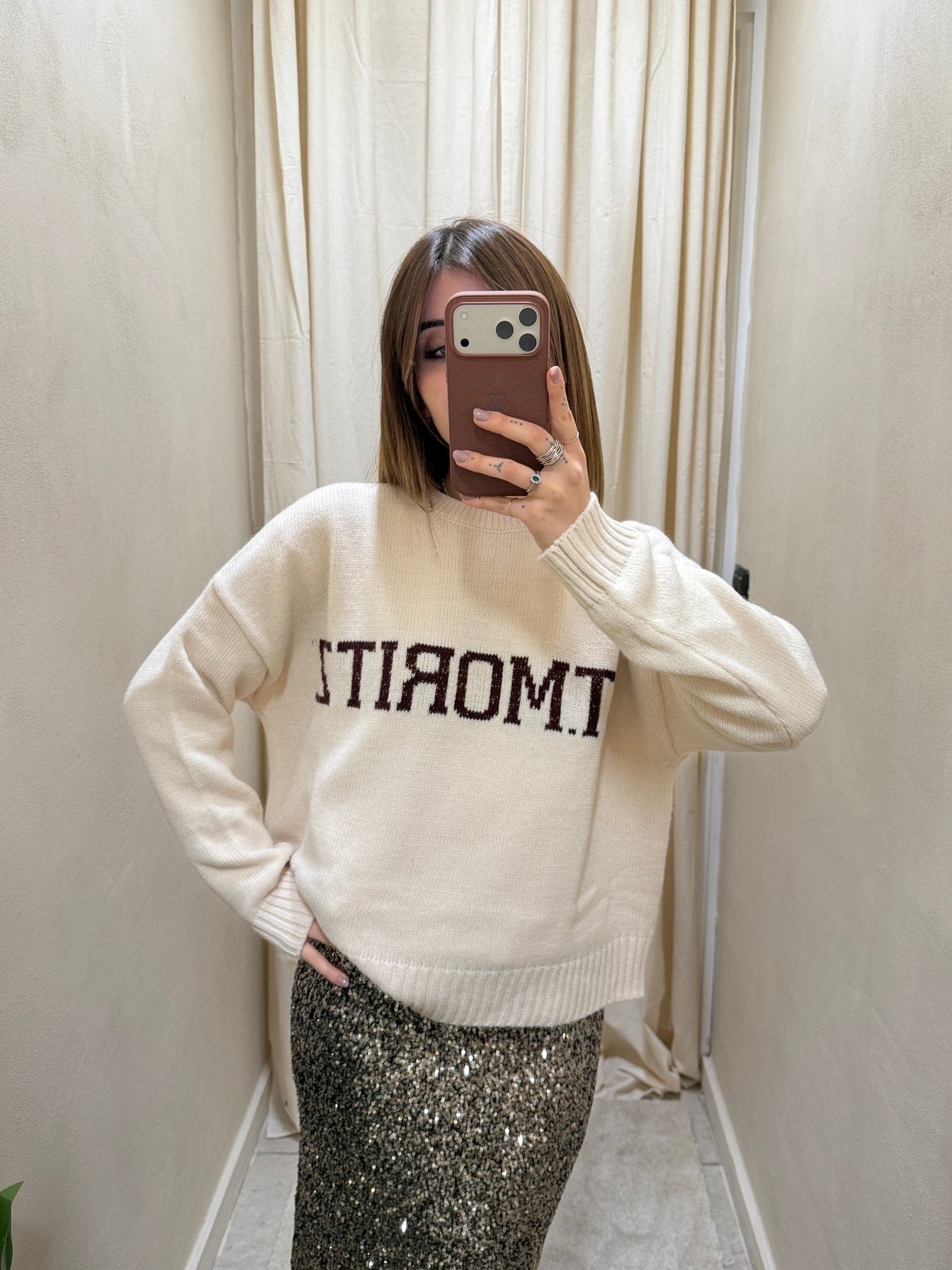 Maglione girocollo "St.Moritz" Susy Mix - GiuGiò | Shop online