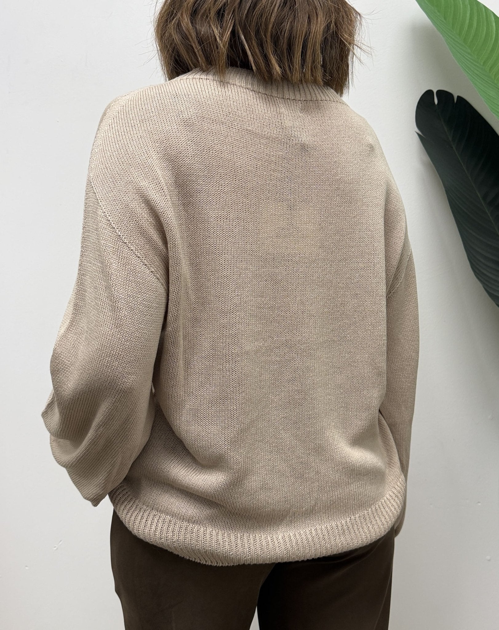 Maglione in filo di cotone girocollo MyD - GiuGiò | Shop online