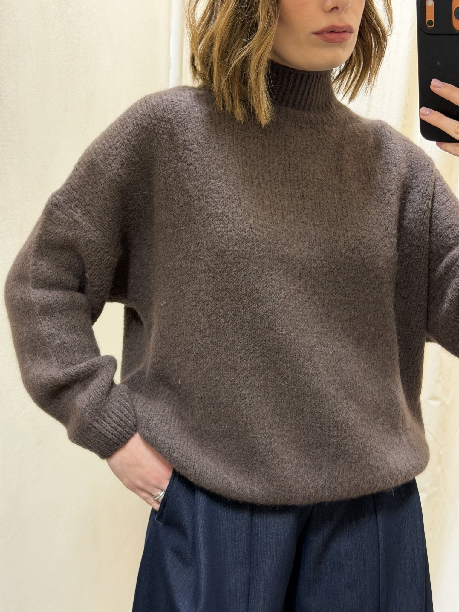 Maglione lupetto misto alpaca MyD - GiuGiò | Shop online