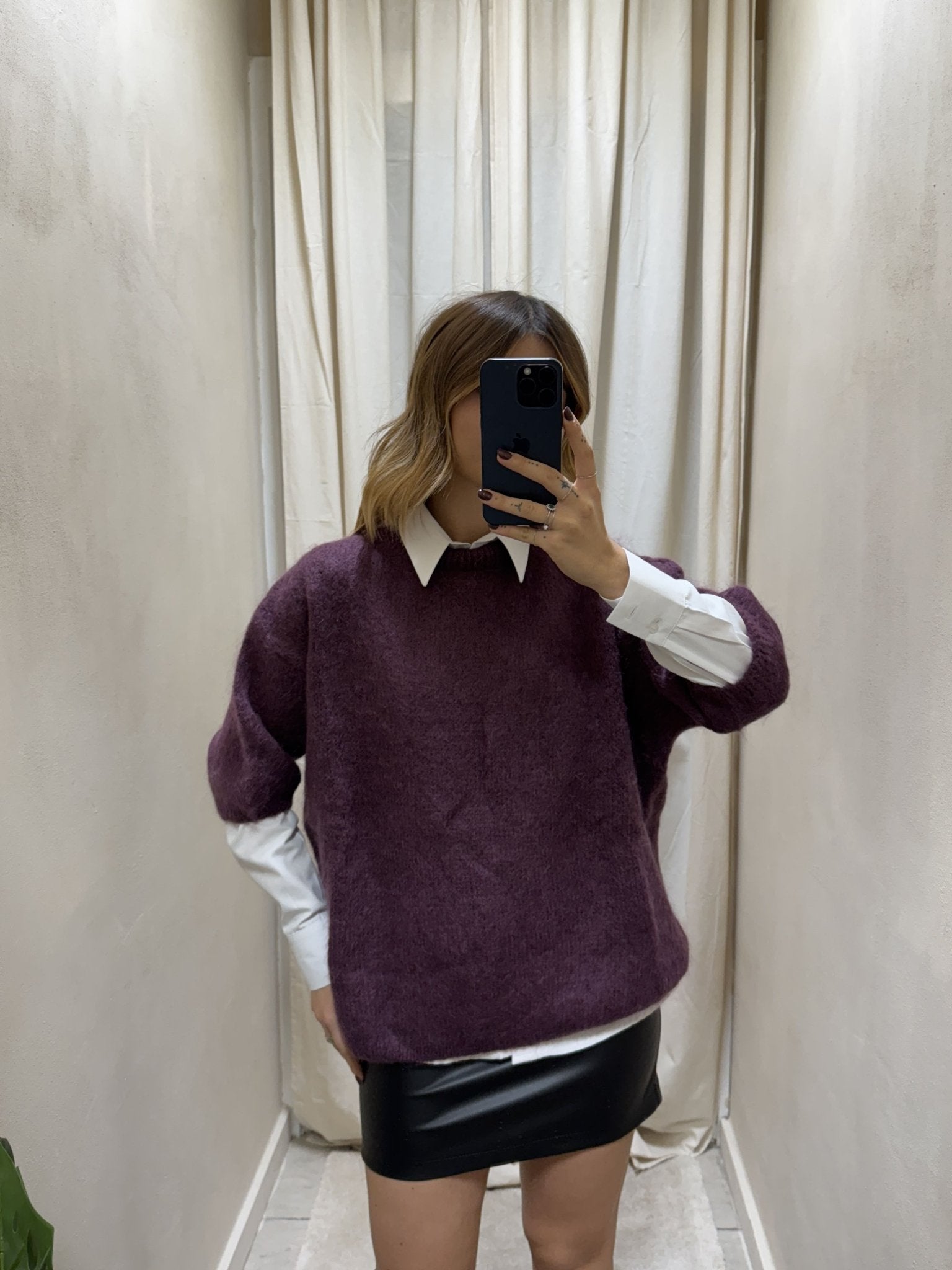 Maglione mezza manica misto mohair Dixie - GiuGiò | Shop online