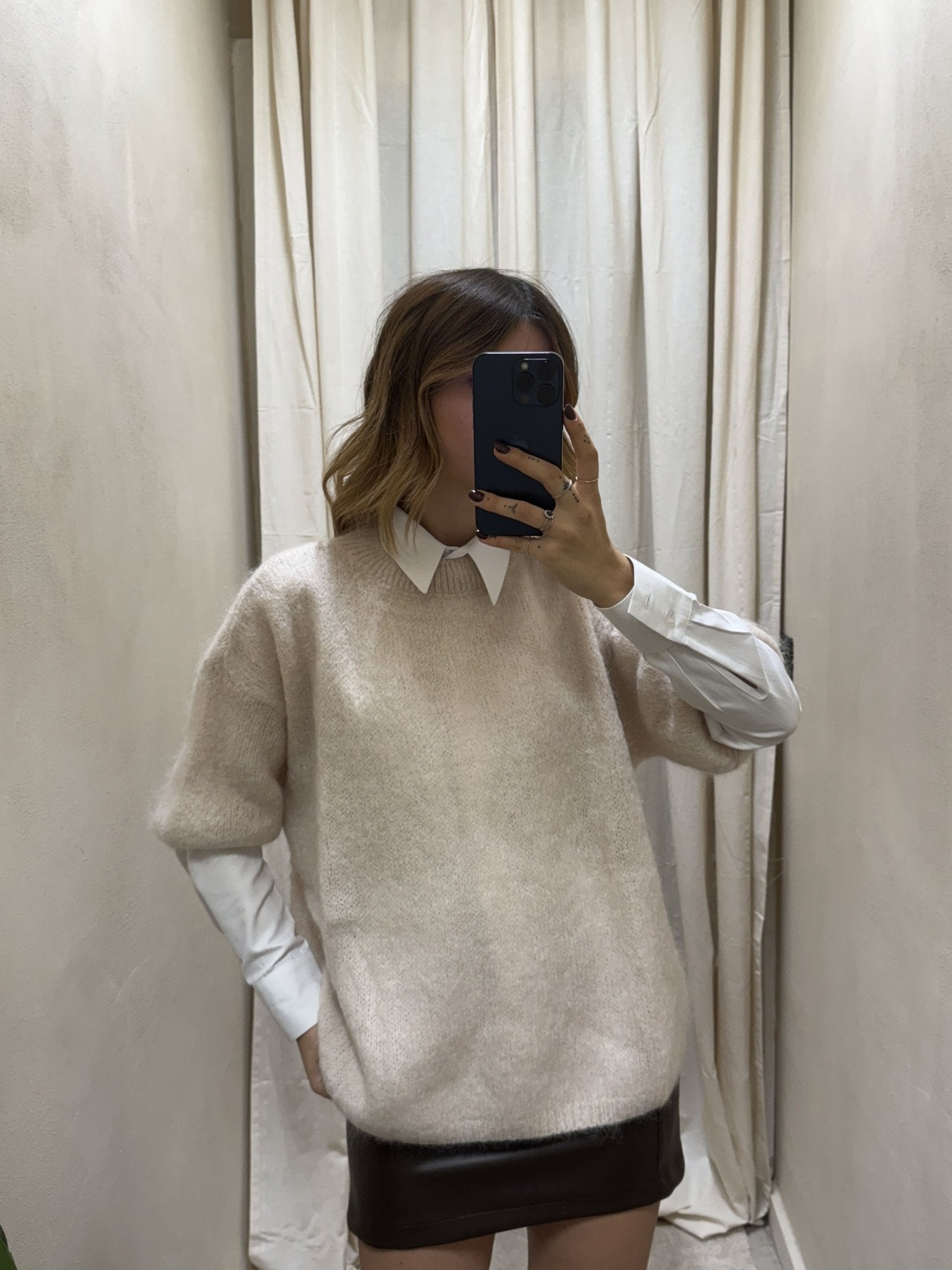 Maglione mezza manica misto mohair Dixie - GiuGiò | Shop online