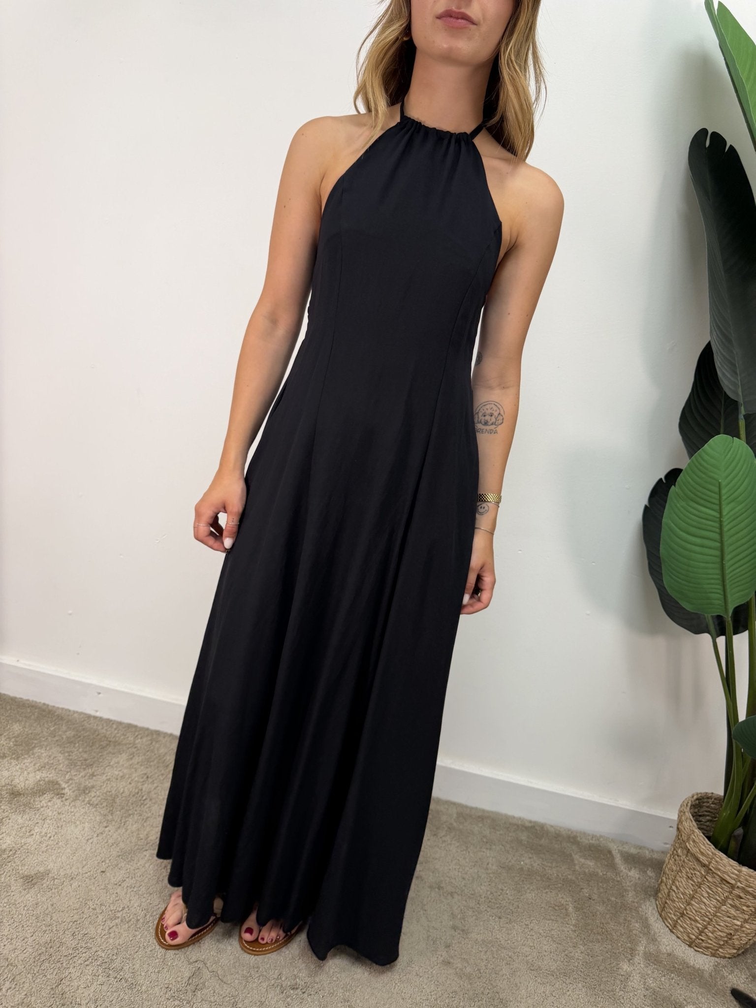 Maxi abito Victoria scollo america MyD - GiuGiò | Shop online