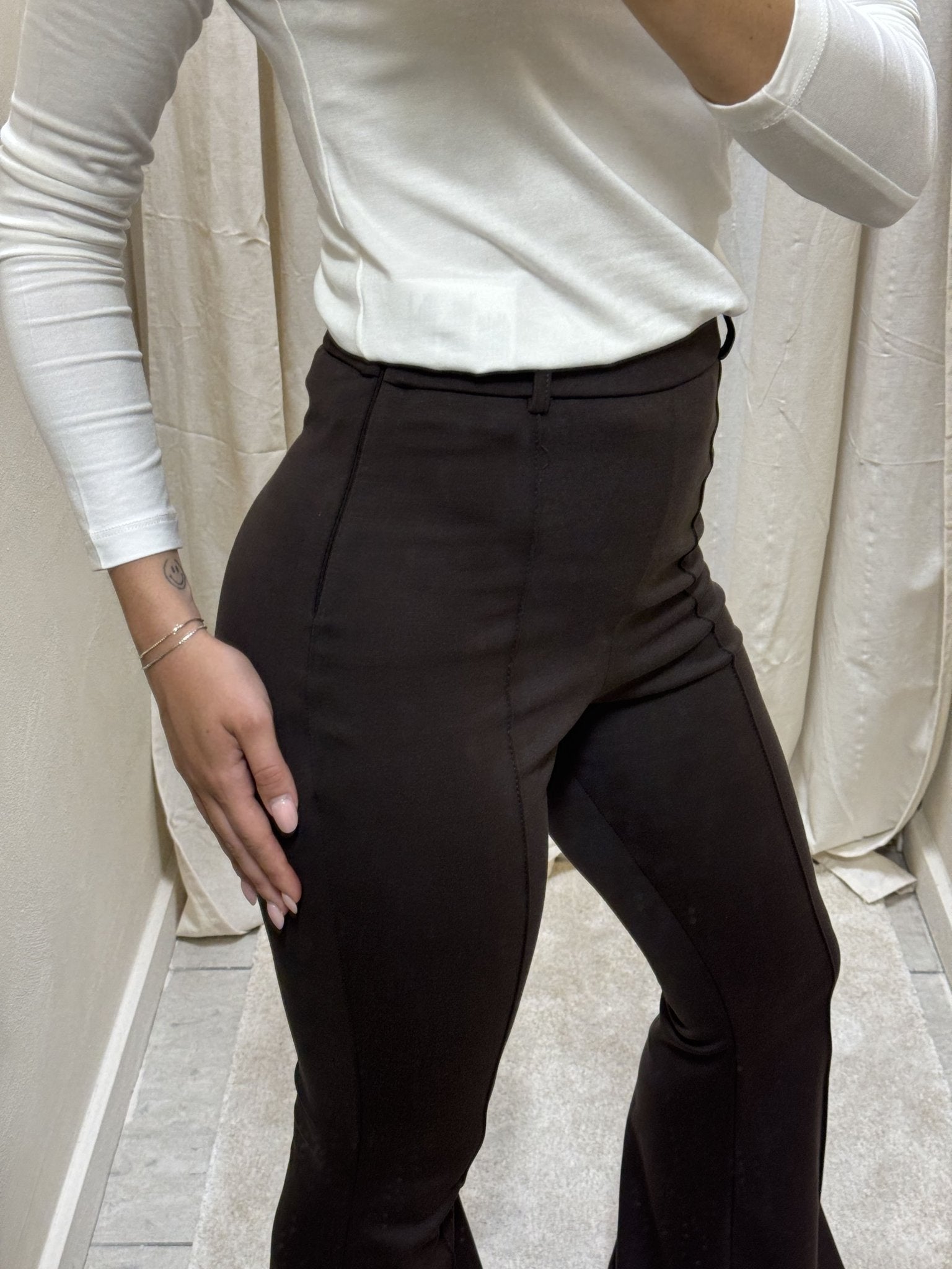 Pantalone a zampa in punto Milano HaveOne - GiuGiò | Shop online