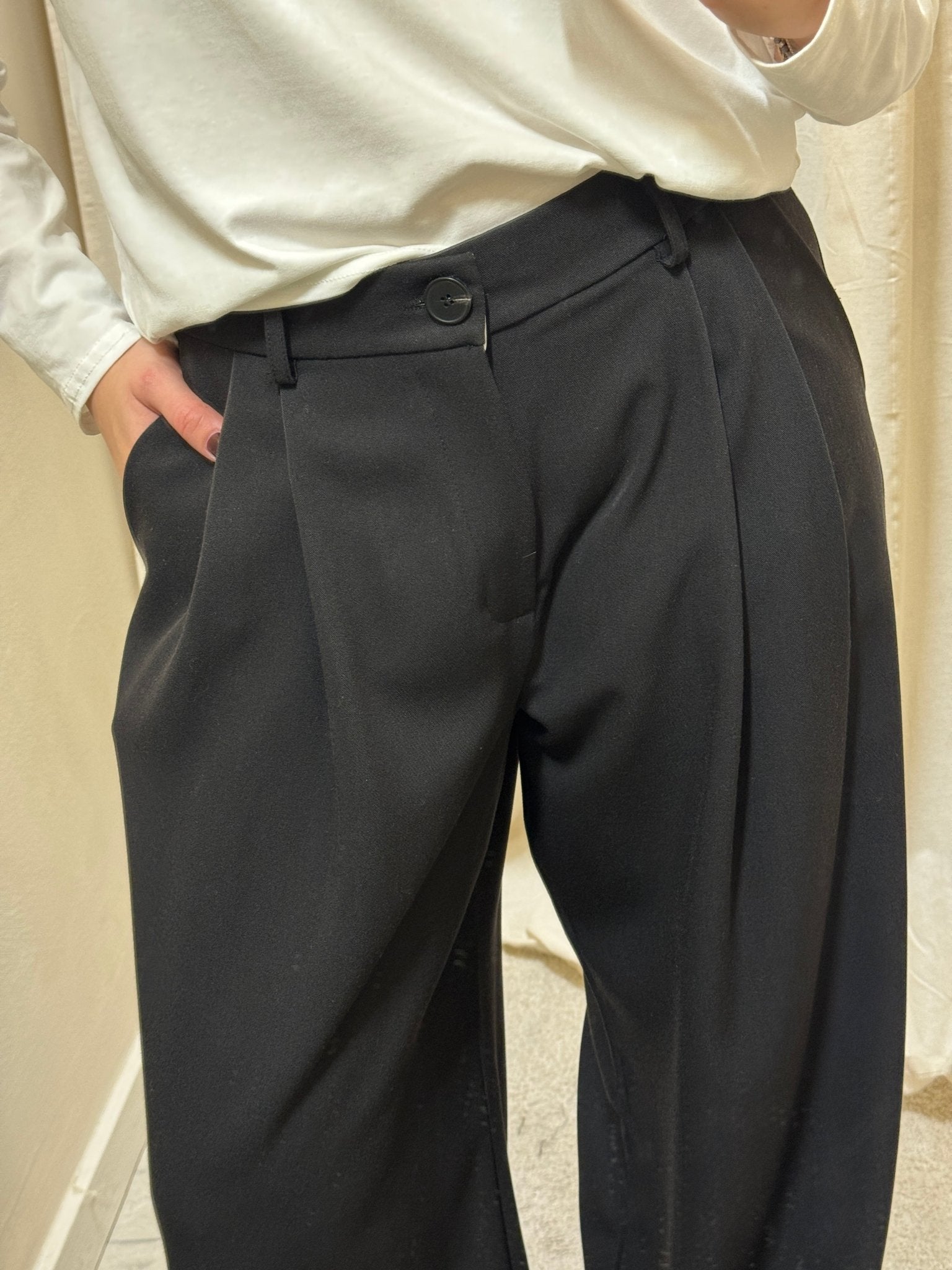 Pantalone ampio con pinces MyD - GiuGiò | Shop online