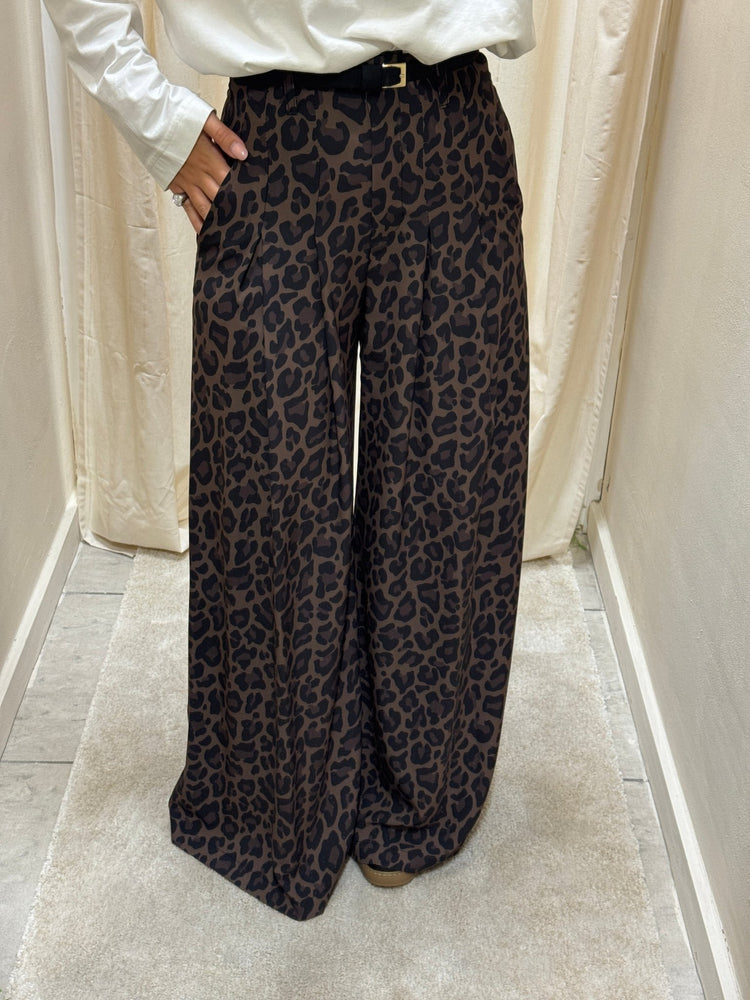 Pantalone ampio doppia pinces maculato Imperial - GiuGiò | Shop online