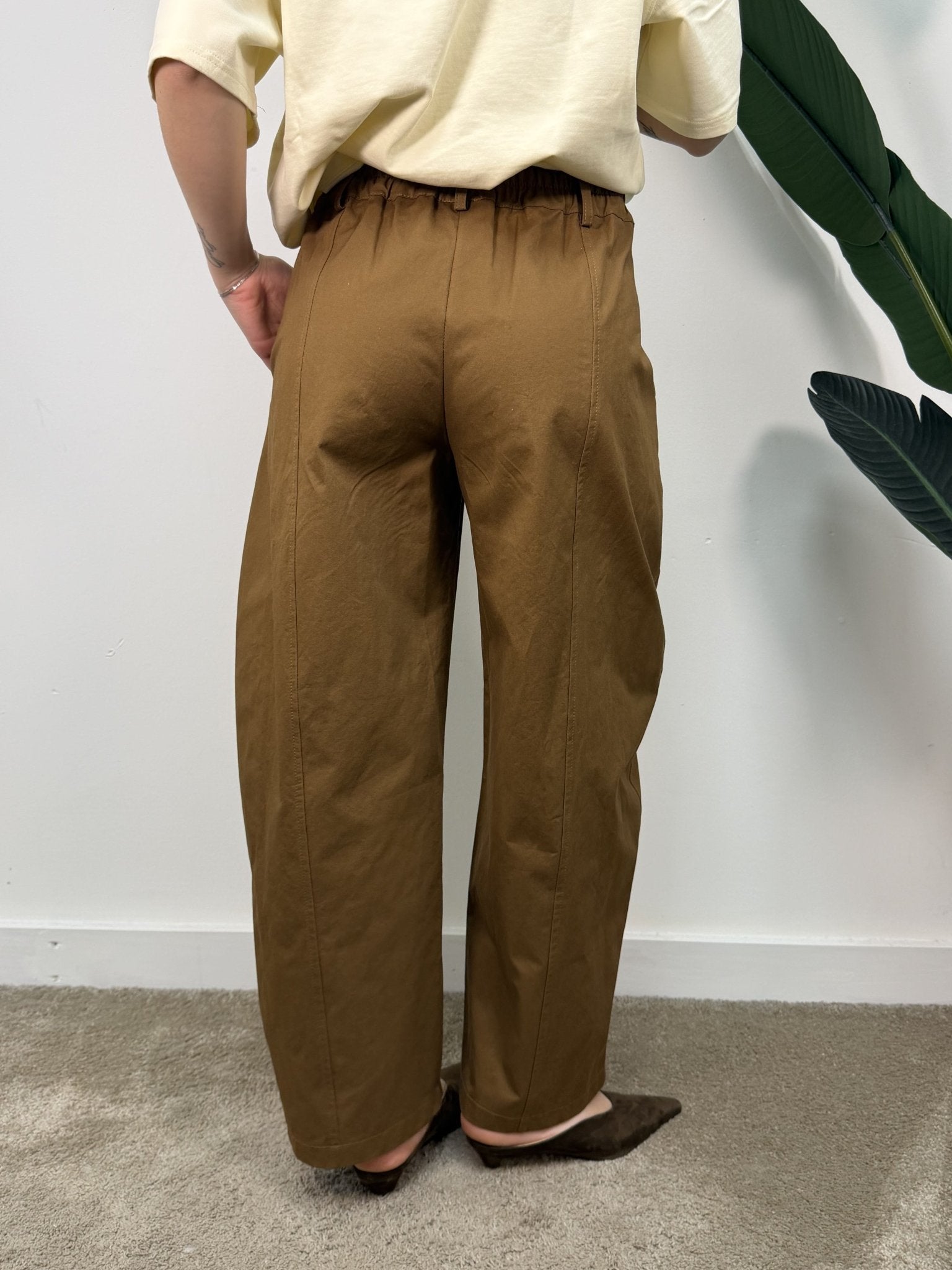 Pantalone balloon in cotone fustagno MyD - GiuGiò | Shop online