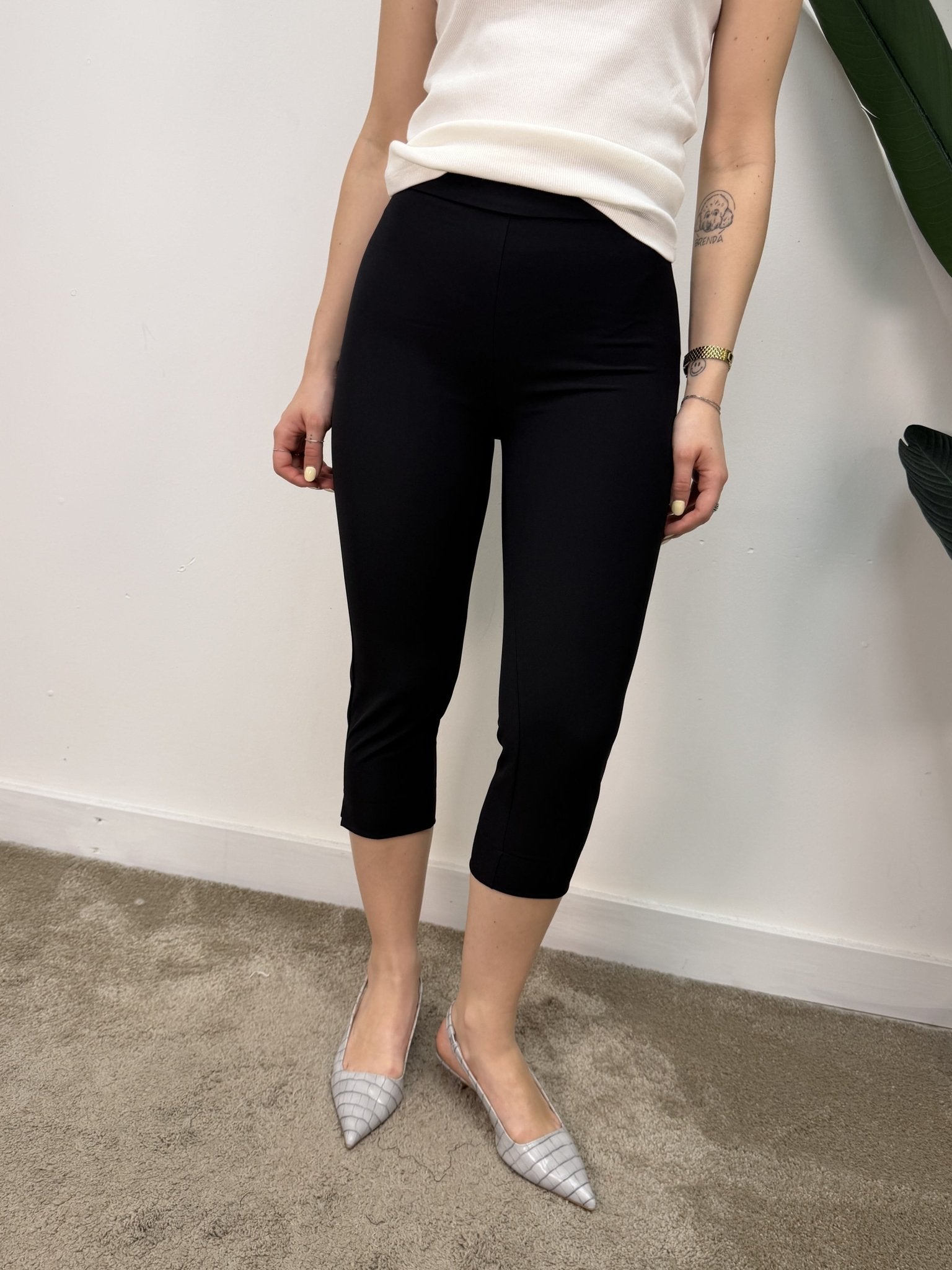 Pantalone Capri in crepe con spacchetti laterali VICOLO - GiuGiò | Shop online