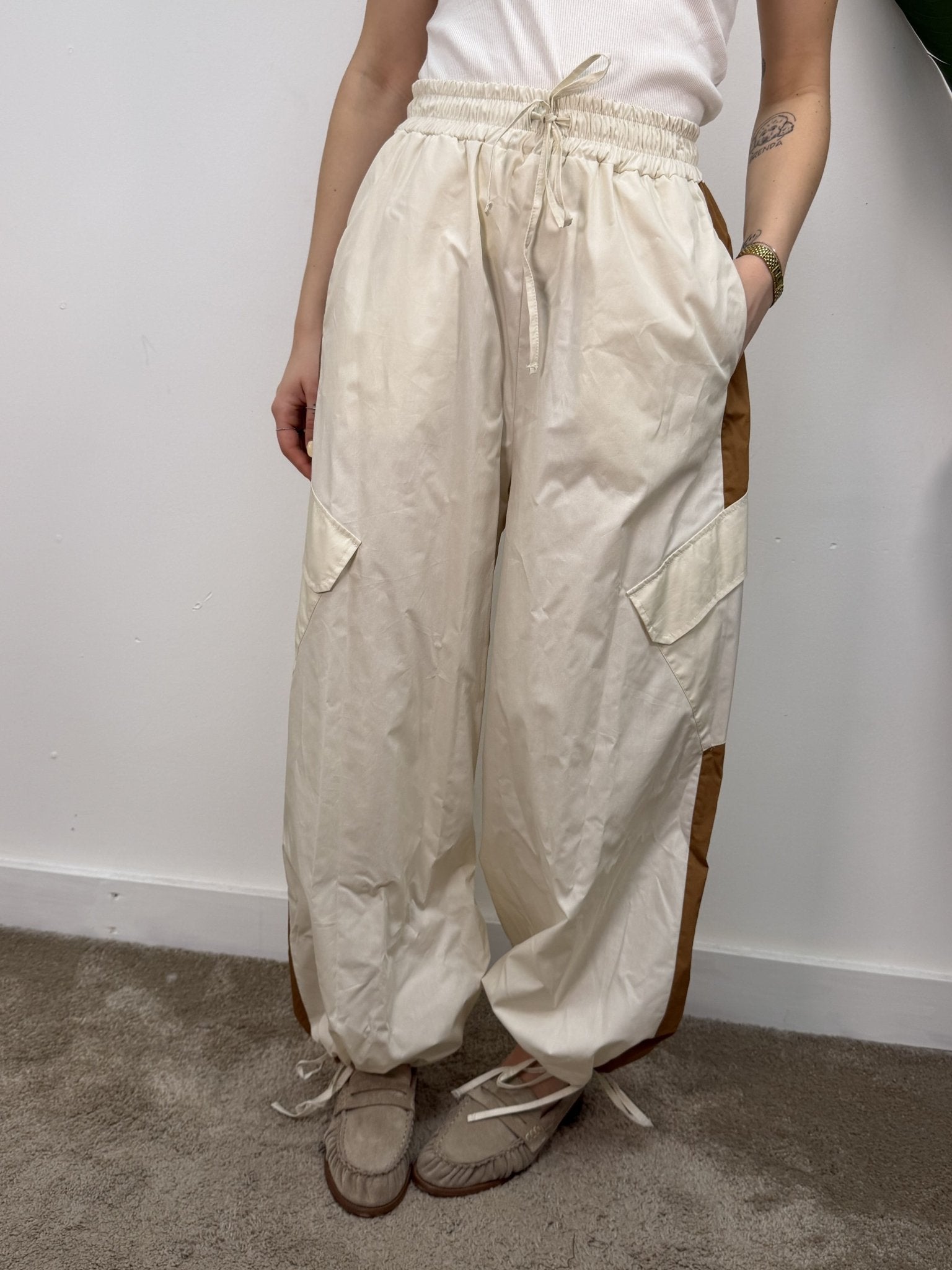 Pantalone cargo bicolor Tensione In - GiuGiò | Shop online