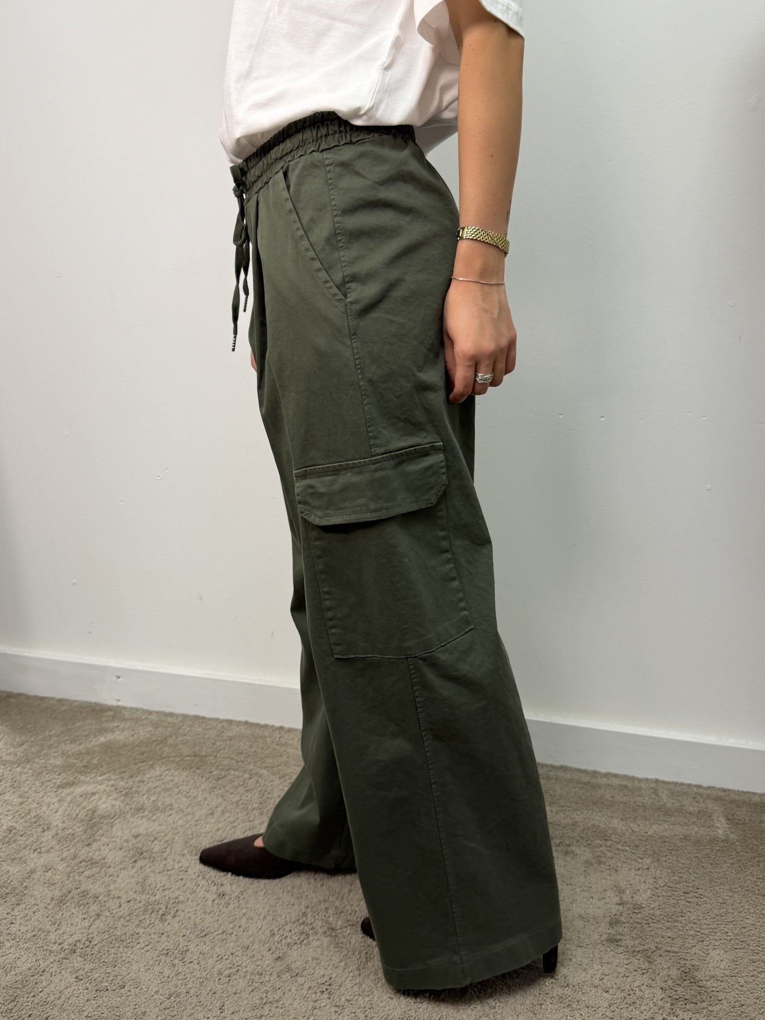 Pantalone cargo in cotone MyD - GiuGiò | Shop online
