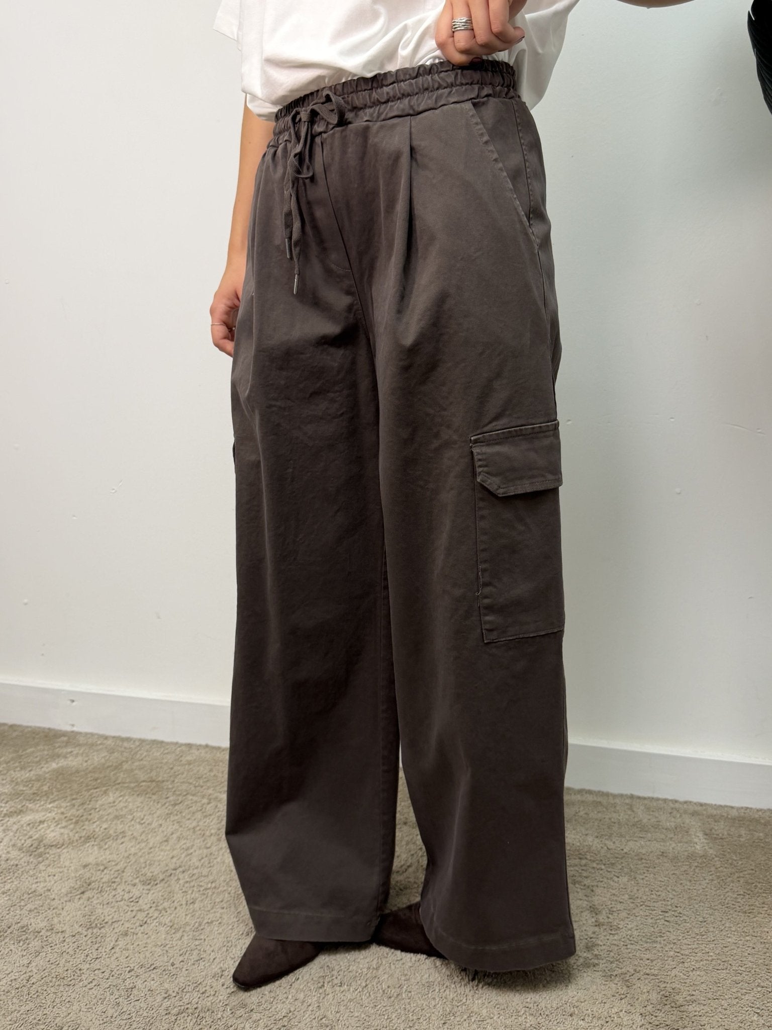 Pantalone cargo in cotone MyD - GiuGiò | Shop online
