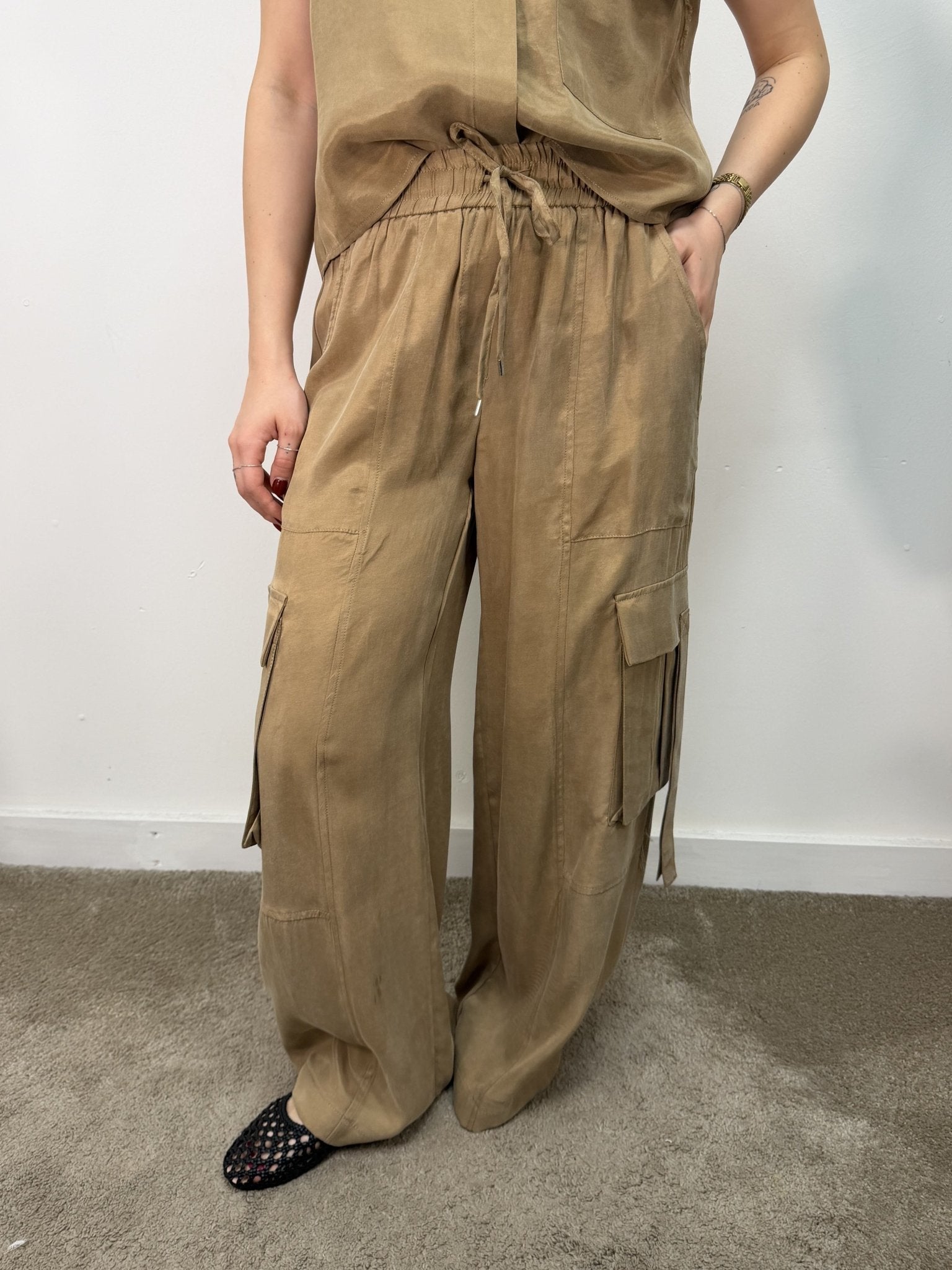 Pantalone cargo in cupro Tensione In - GiuGiò | Shop online