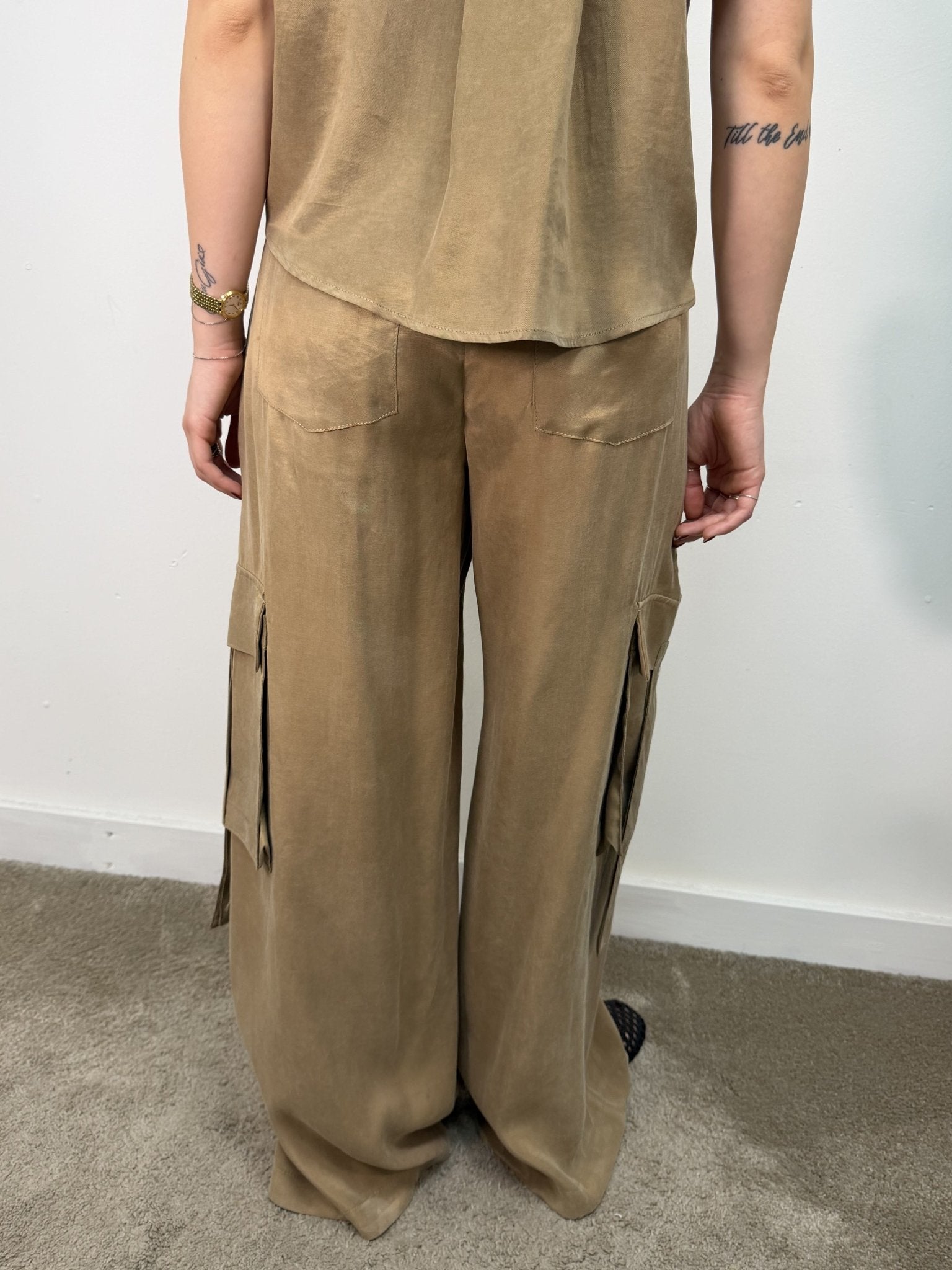 Pantalone cargo in cupro Tensione In - GiuGiò | Shop online