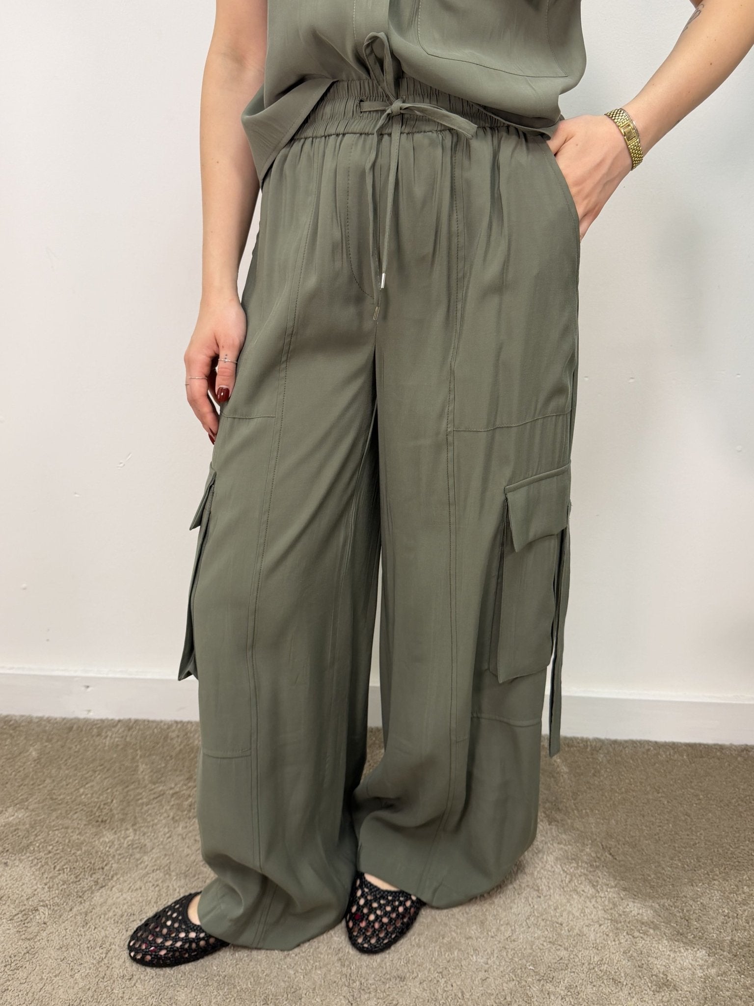 Pantalone cargo in cupro Tensione In - GiuGiò | Shop online