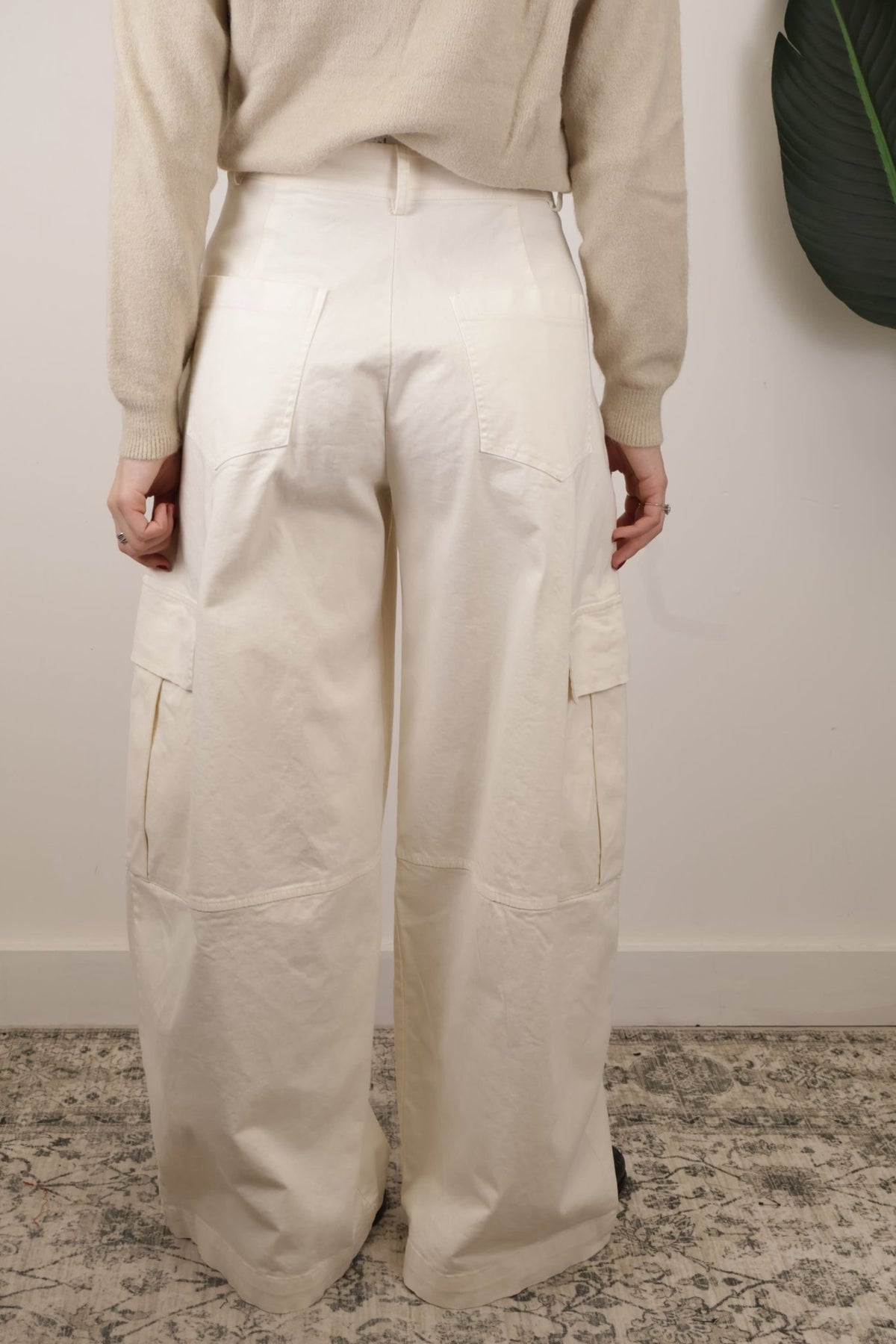 Pantalone cargo in gabardine Susy Mix - GiuGiò | Shop online