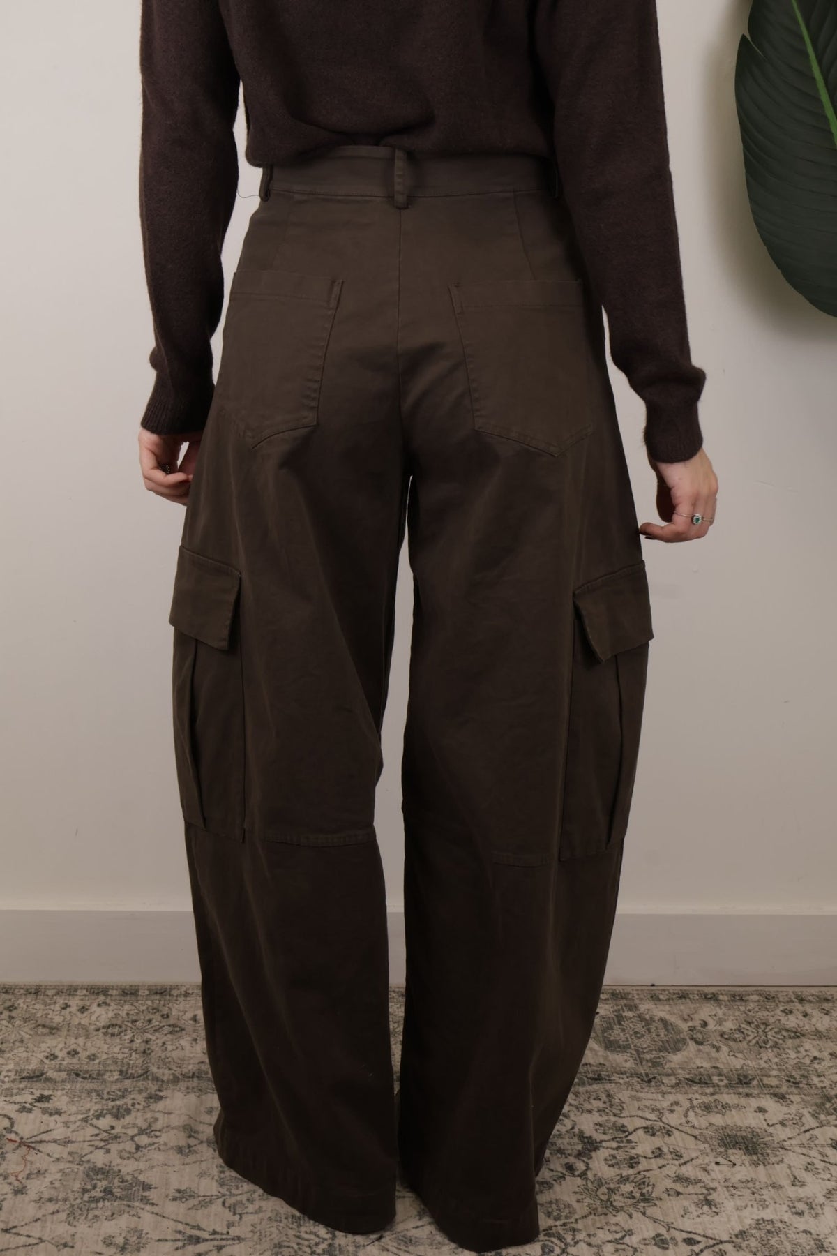 Pantalone cargo in gabardine Susy Mix - GiuGiò | Shop online