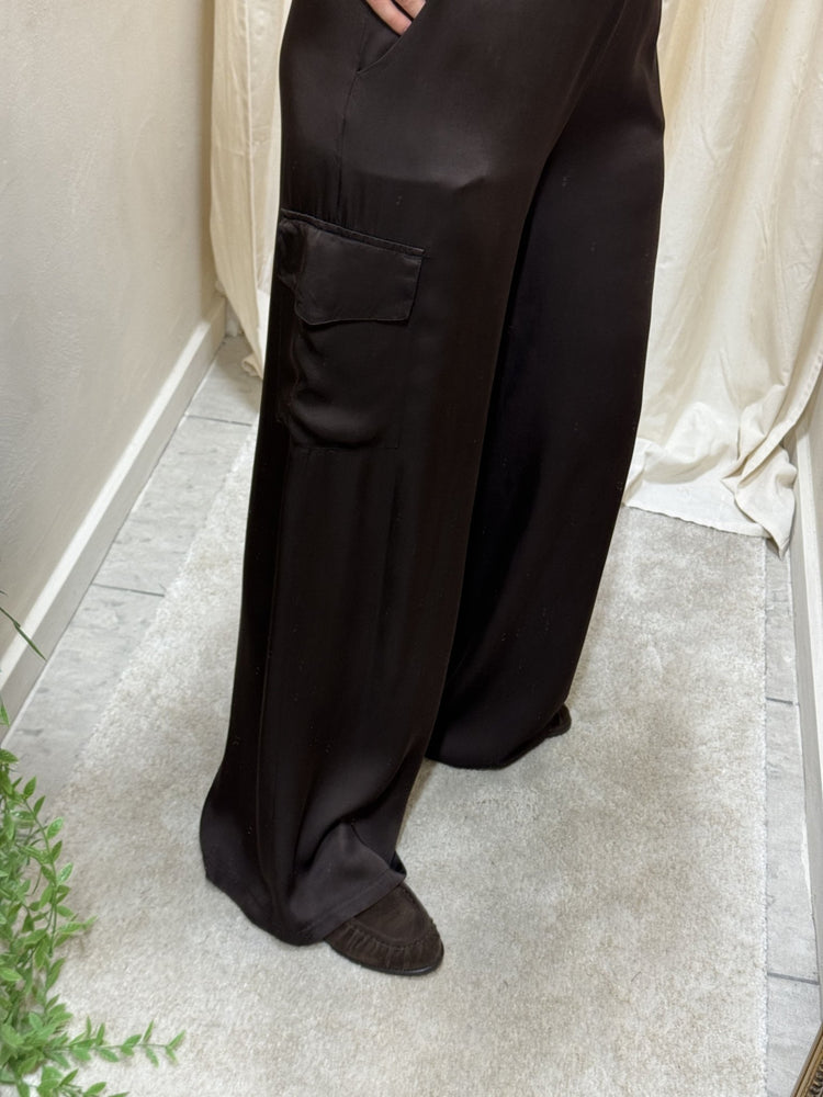 Pantalone cargo in raso MyD - GiuGiò | Shop online