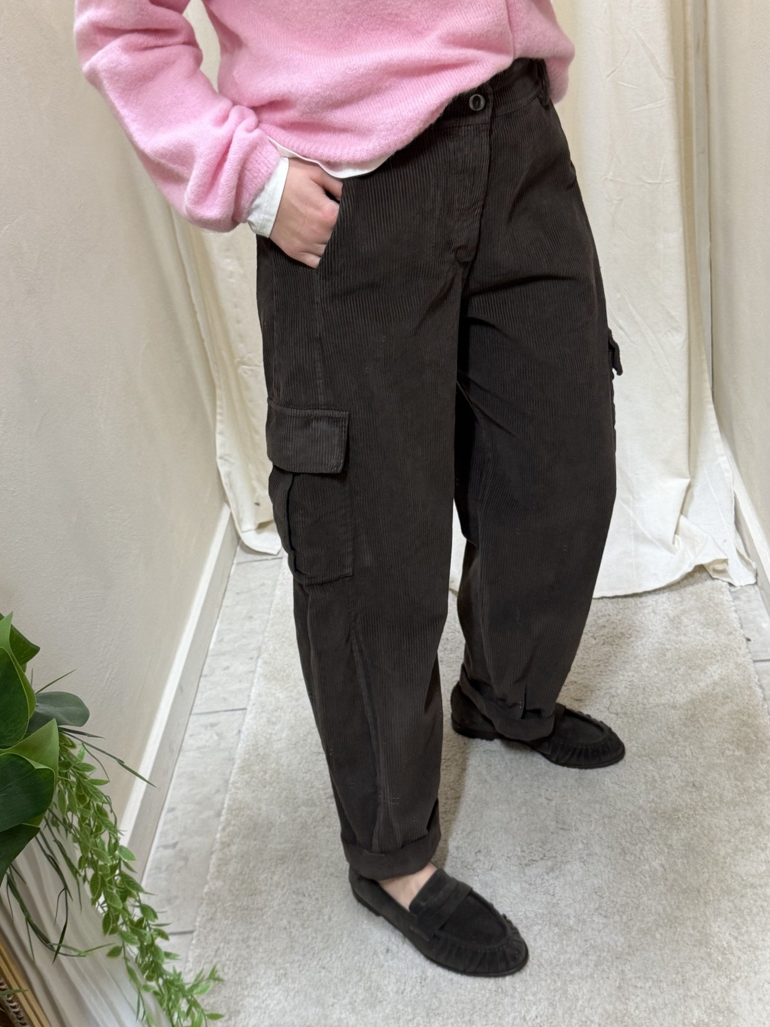 Pantalone cargo in velluto rocciatore Susy Mix - GiuGiò | Shop online