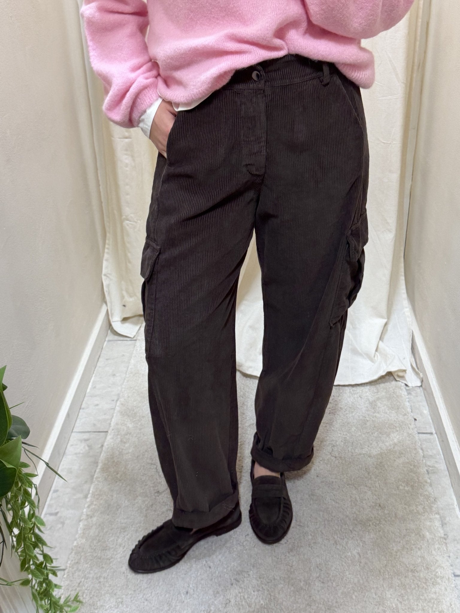 Pantalone cargo in velluto rocciatore Susy Mix - GiuGiò | Shop online