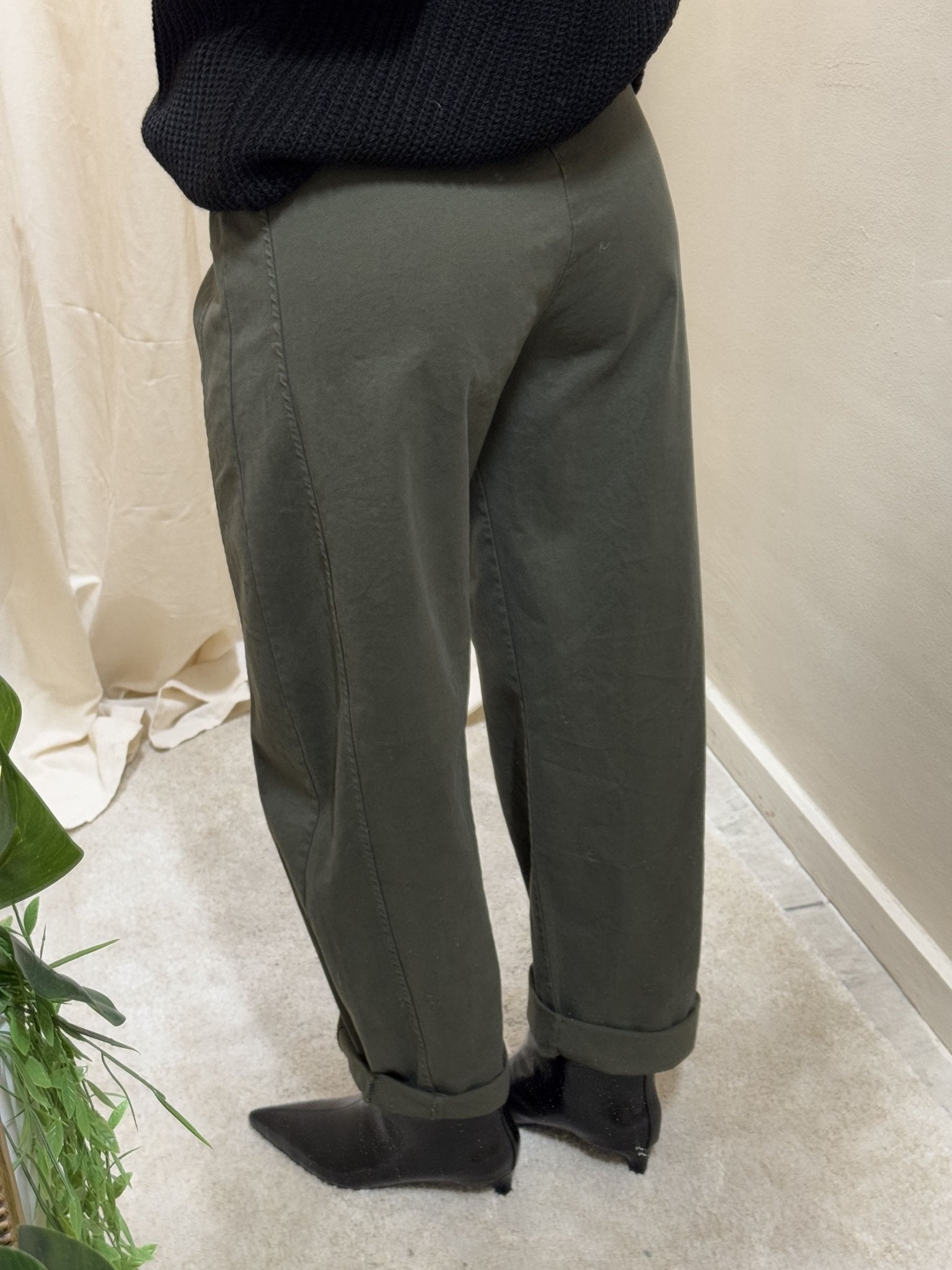 Pantalone carrot in cotone Susy Mix - GiuGiò | Shop online