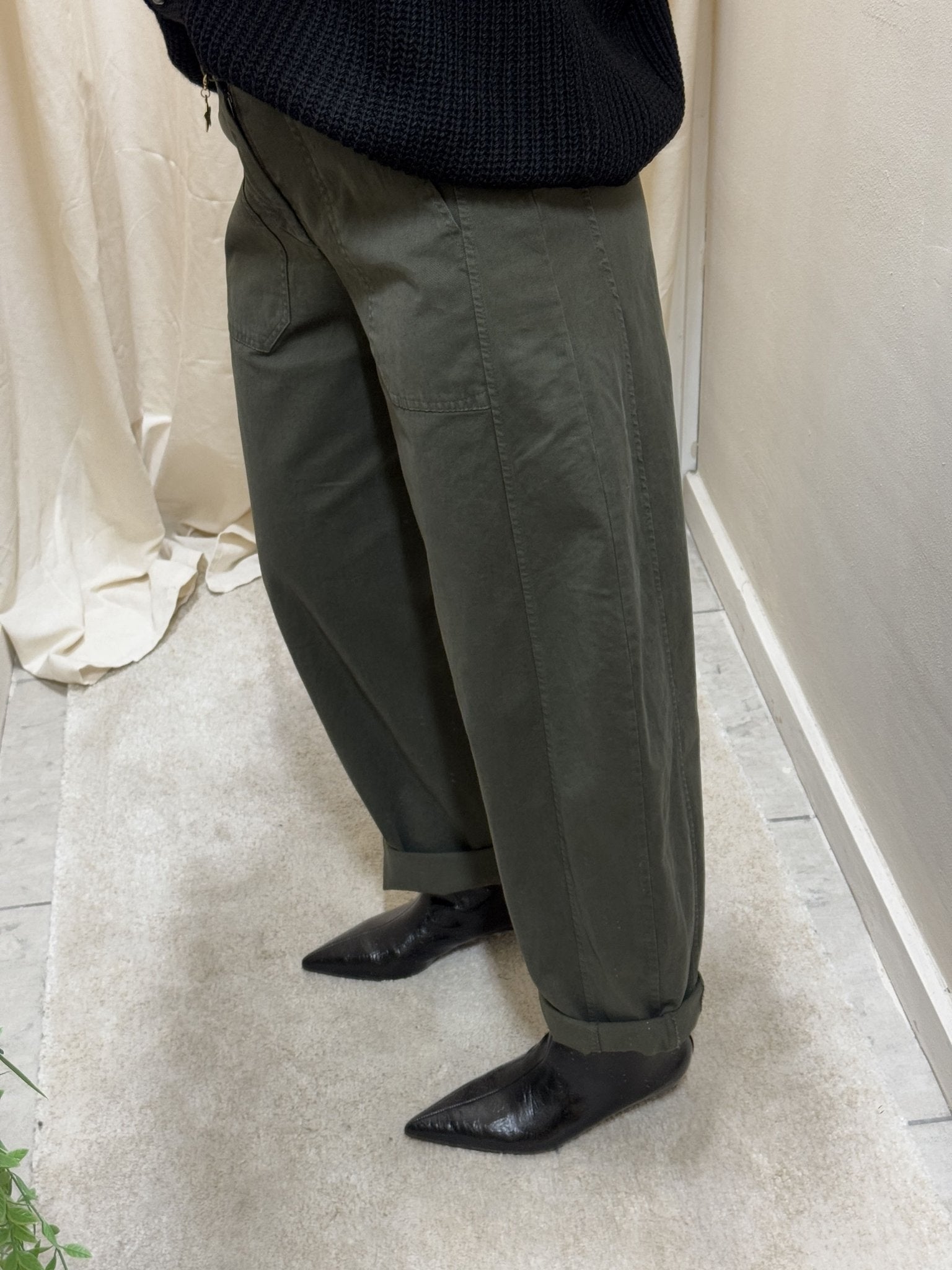 Pantalone carrot in cotone Susy Mix - GiuGiò | Shop online