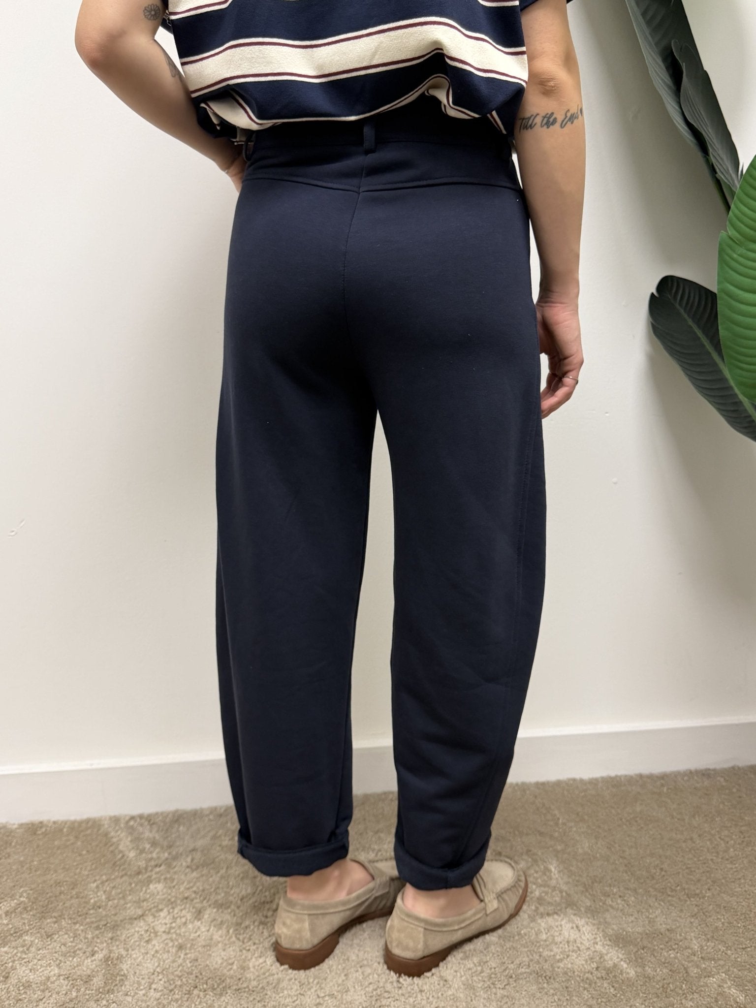 Pantalone carrot in felpa garzata Susy Mix - GiuGiò | Shop online