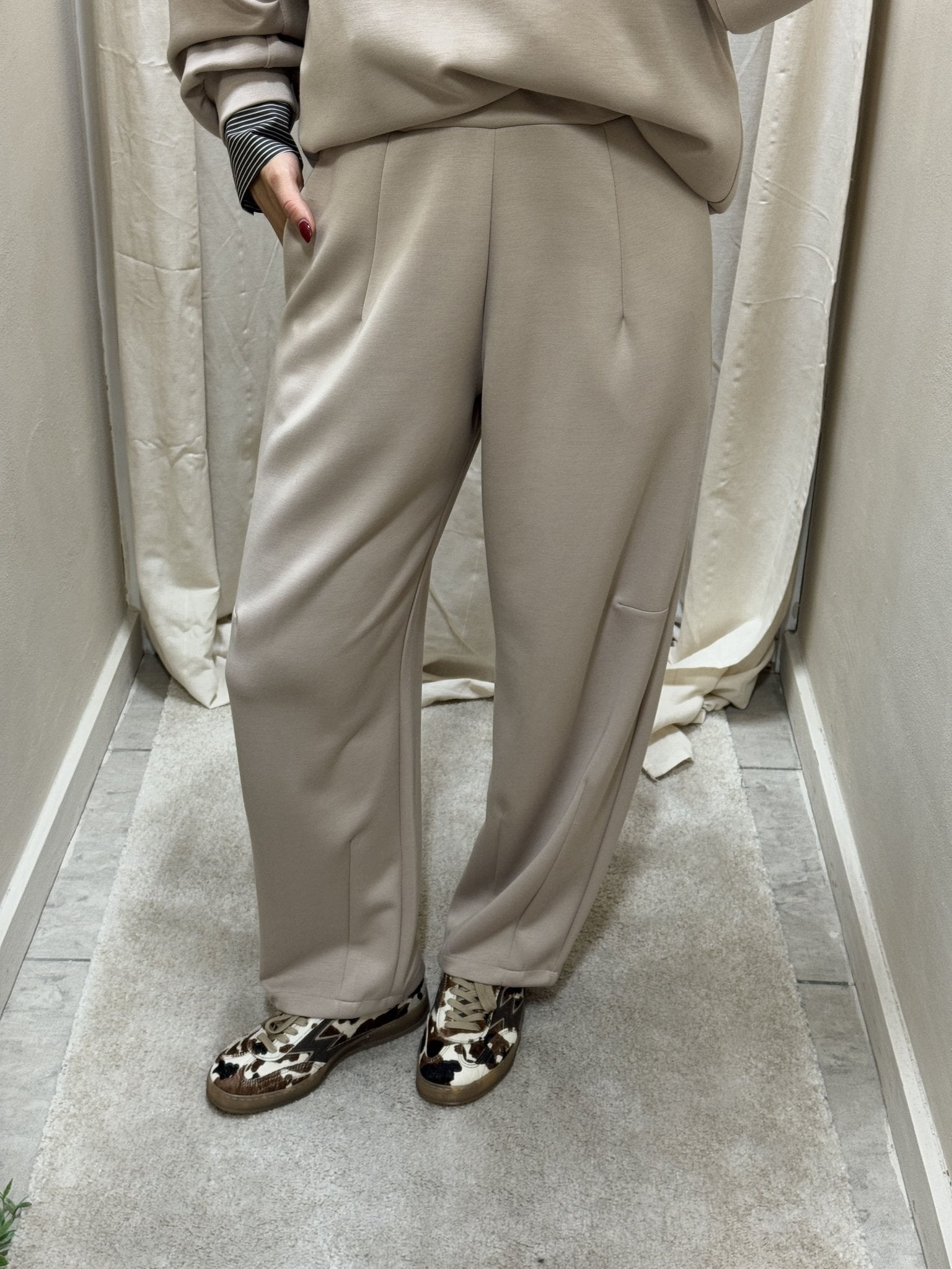 Pantalone carrot misto viscosa MyD - GiuGiò | Shop online
