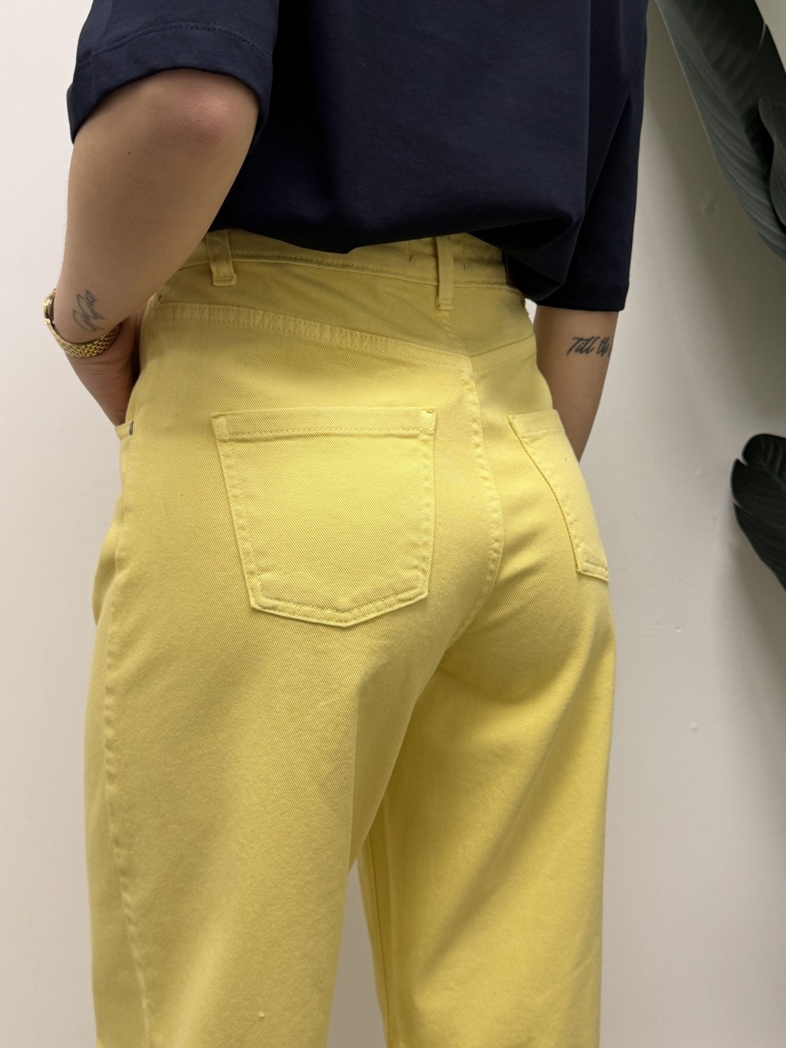 Pantalone denim balloon colorato Dixie - GiuGiò | Shop online