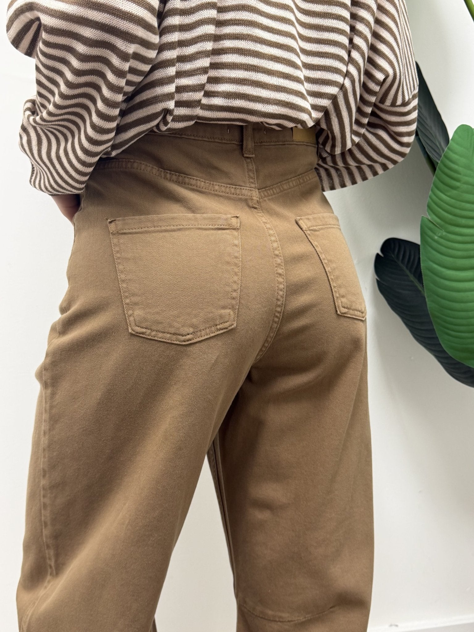 Pantalone denim balloon colorato Dixie - GiuGiò | Shop online