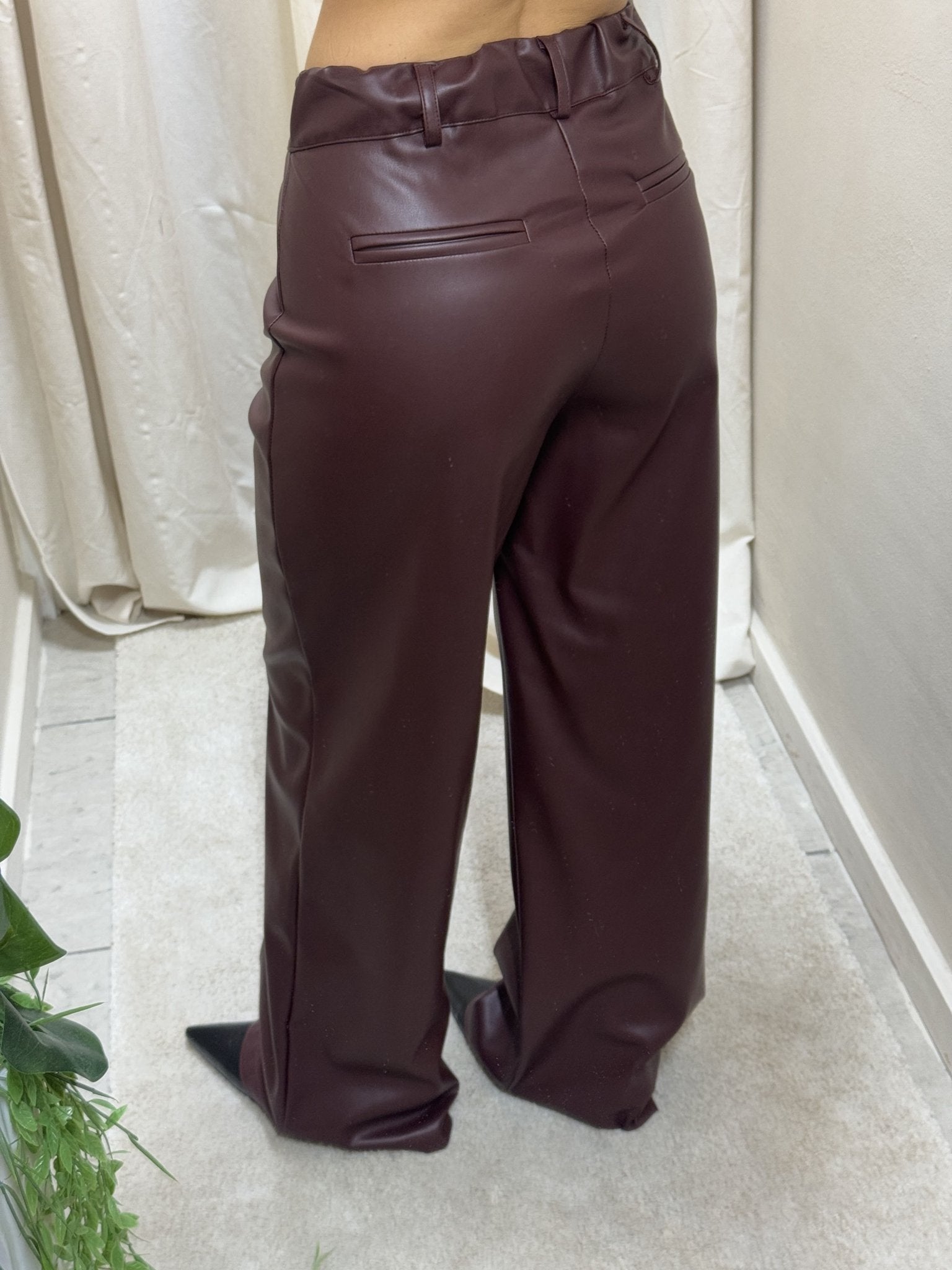 Pantalone dritto in ecopelle HaveOne - GiuGiò | Shop online