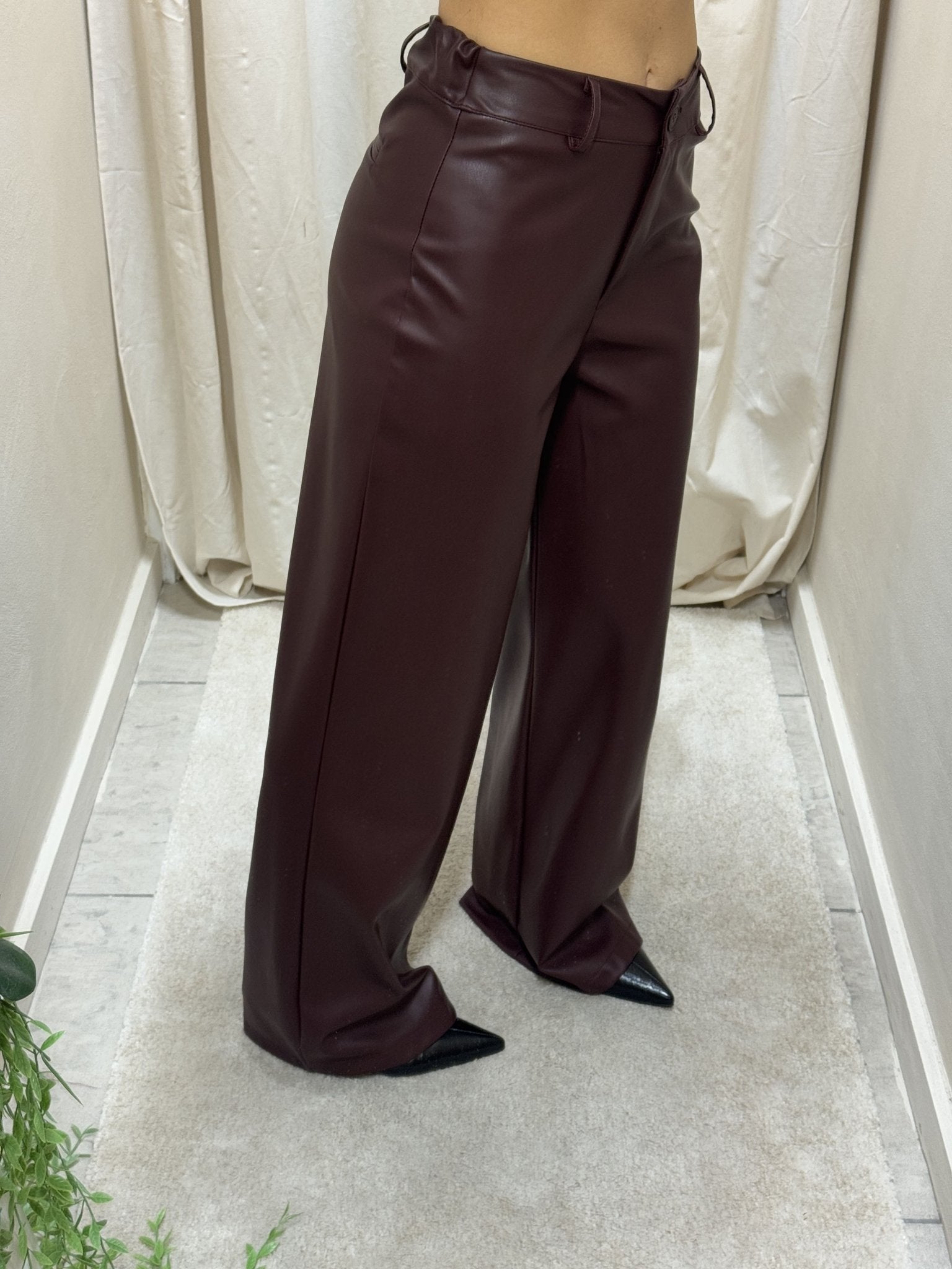 Pantalone dritto in ecopelle HaveOne - GiuGiò | Shop online