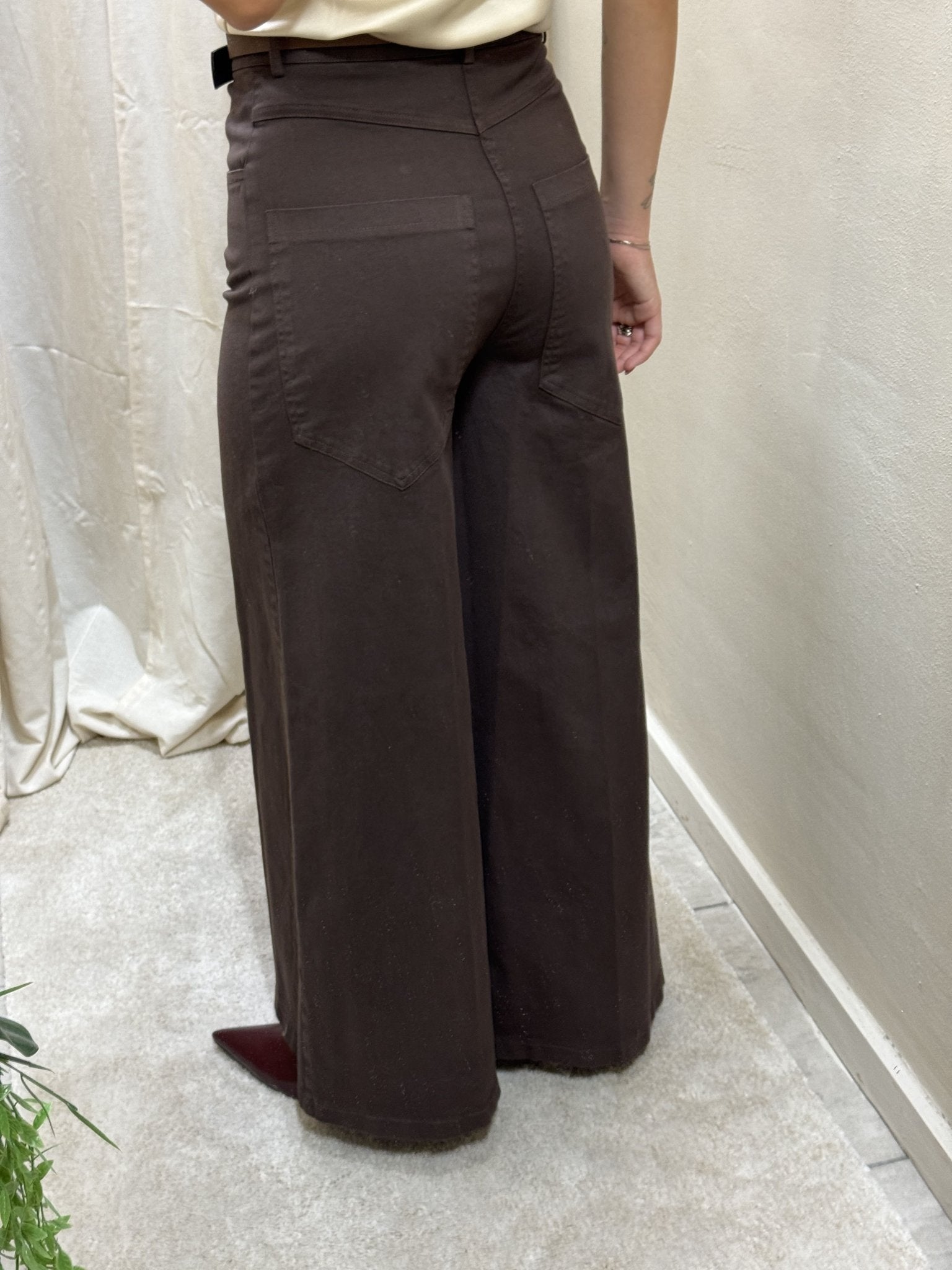 Pantalone gamba ampia in cotone Tensione In - GiuGiò | Shop online