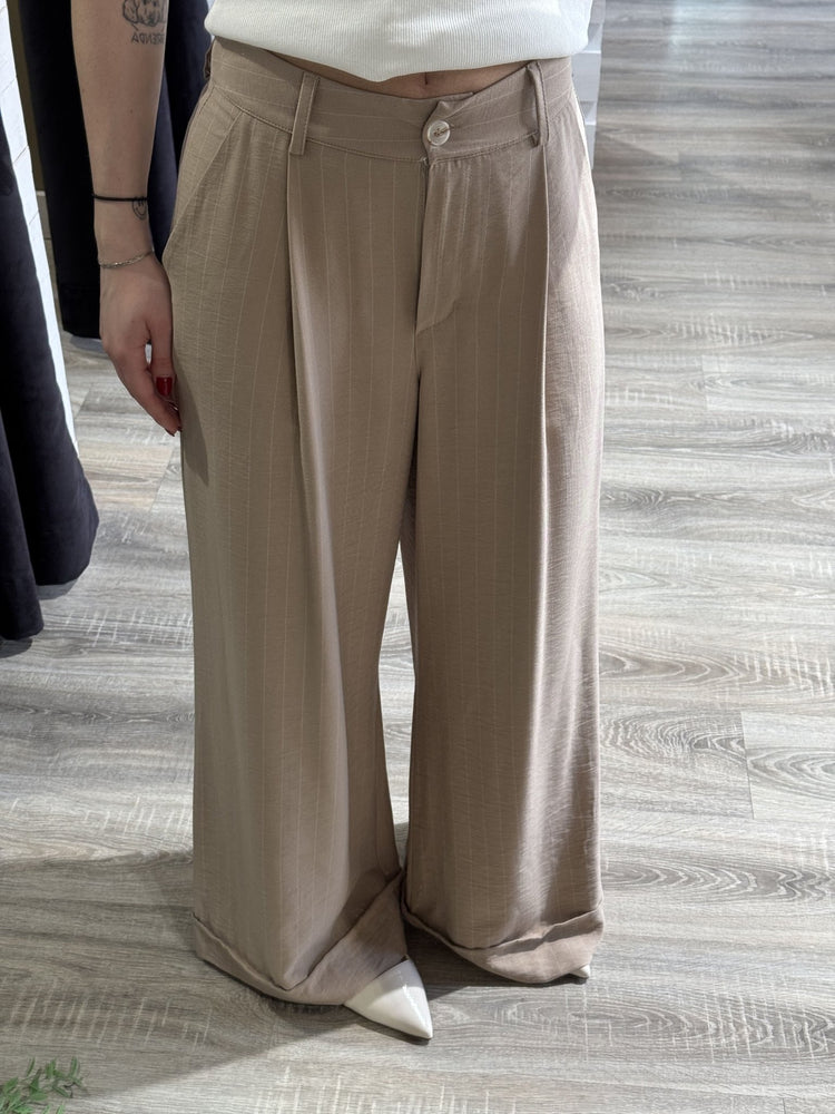 Pantalone gamba dritta gessato HaveOne - GiuGiò | Shop online